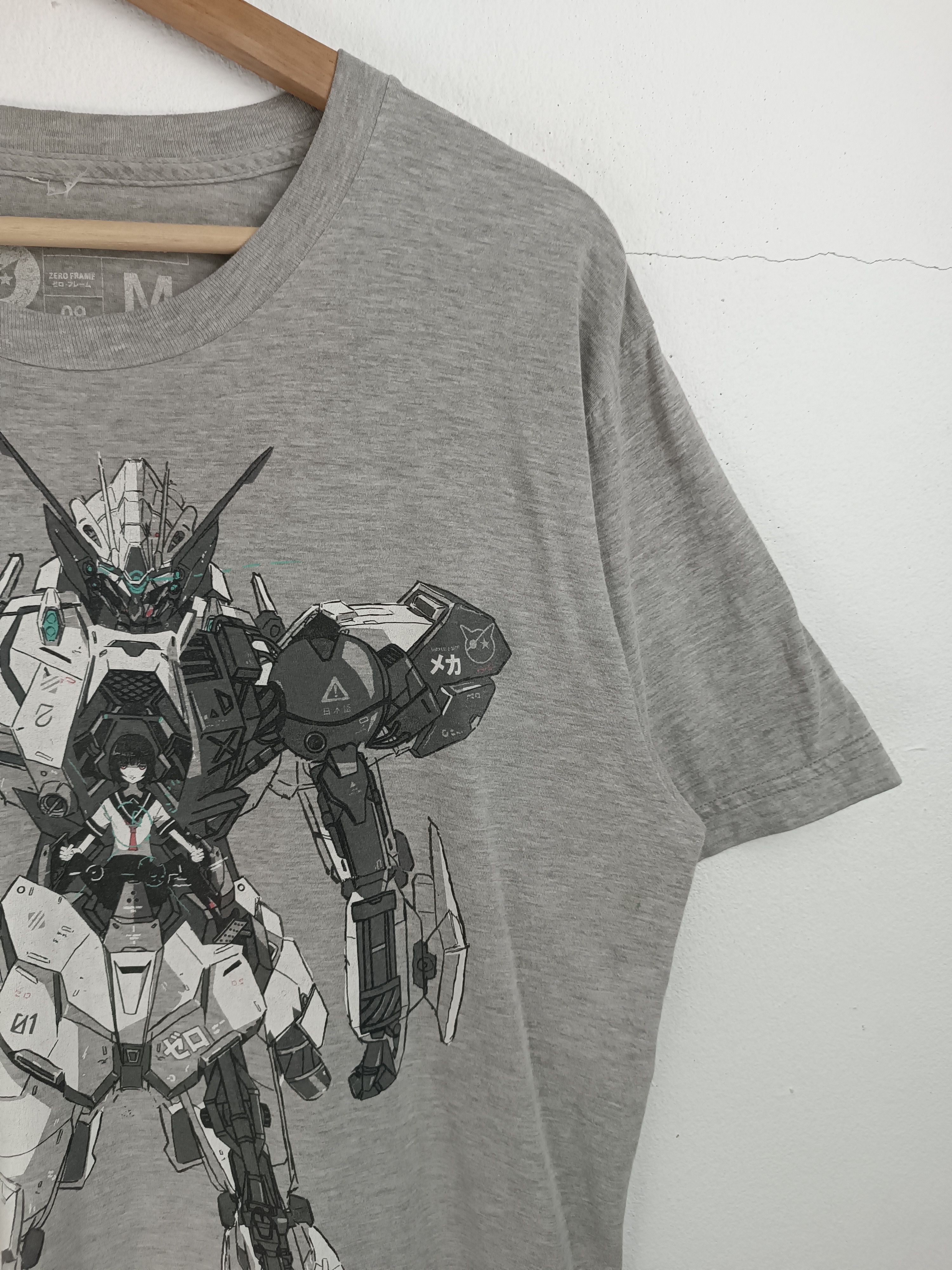Vintage VINTAGE ZERO FRAME GUNDAM ROBOT TEE MECHA EVANGELION Size US M / EU 48-50 / 2 - 6 Thumbnail