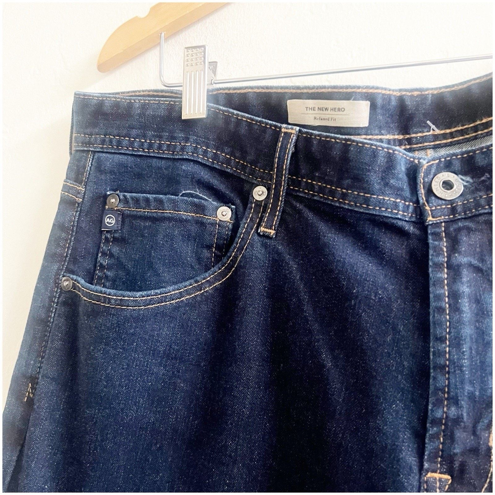 AG Adriano Goldschmied AG Adriano Goldschmied Jeans Mens 38x32 Blue The New Hero Size US 38 / EU 54 - 9 Thumbnail