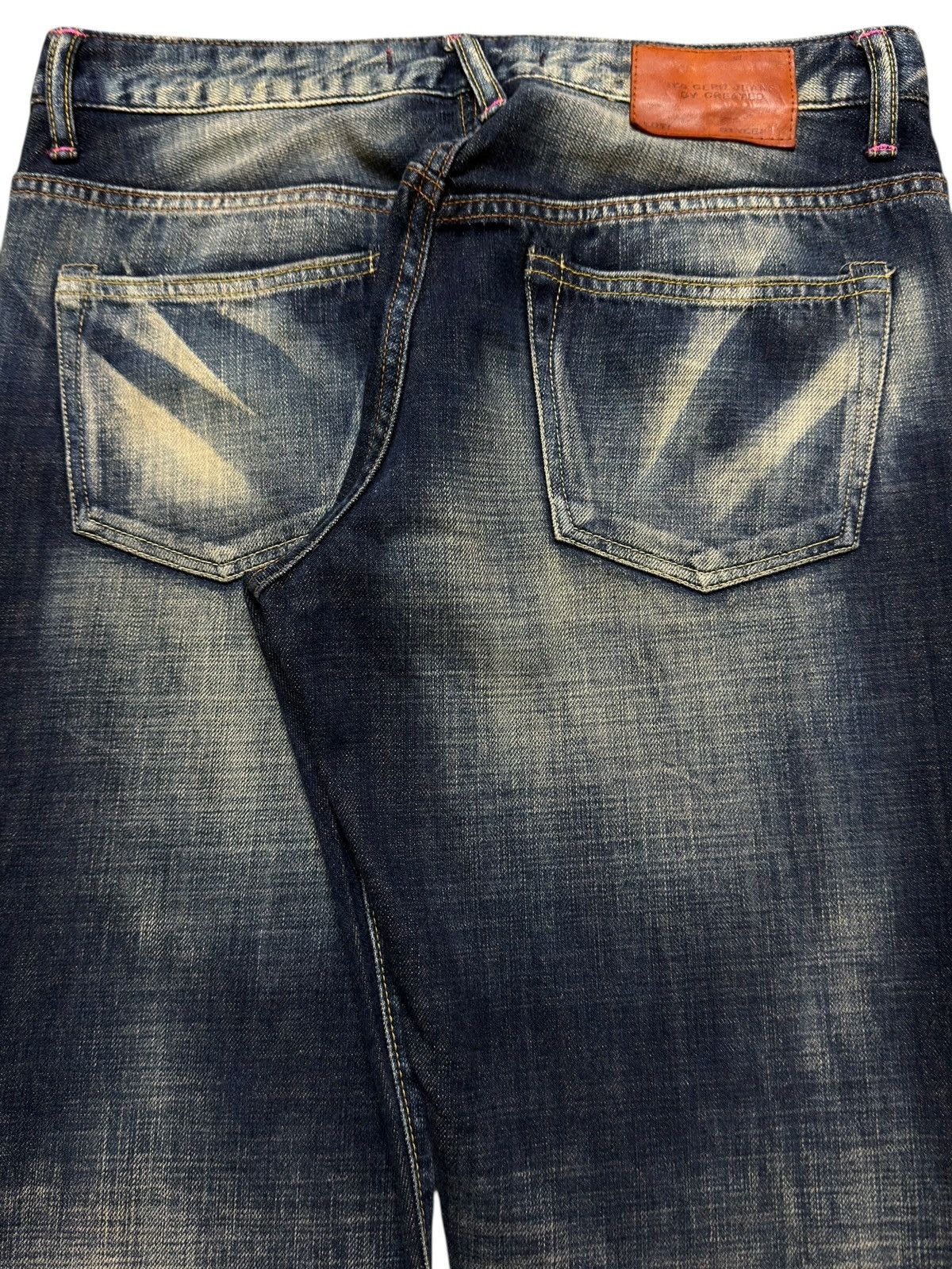 If Six Was Nine Vintage 90s Japanese Brand Blue Faded Wash Patches Style Size US 31 - 6 Thumbnail