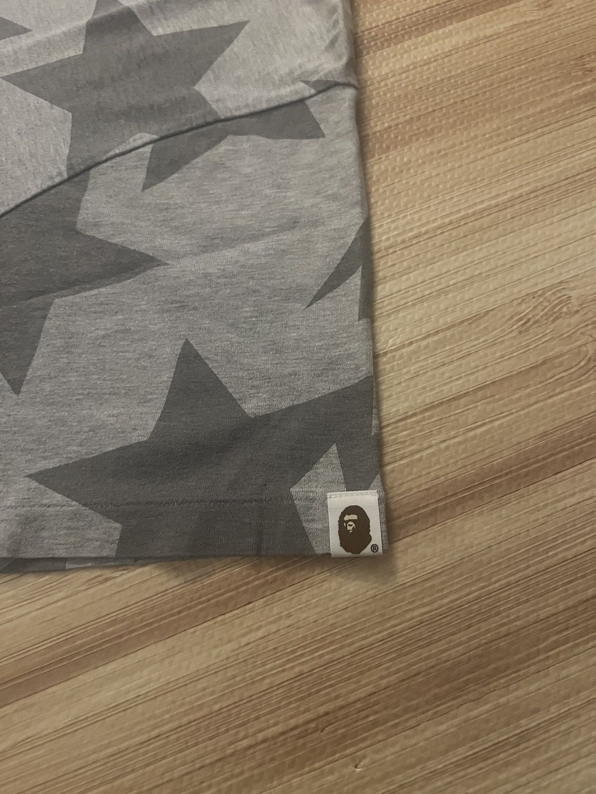 Bape 2008 Bape Bapesta shirt grey m Size US M / EU 48-50 / 2 - 4 Thumbnail