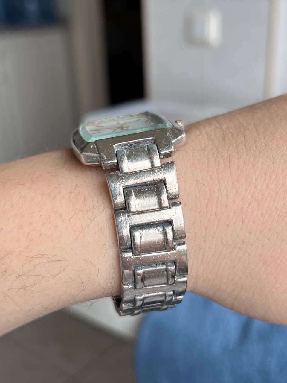 Japanese Brand × Vintage Vintage Japanese style 90s Omax Japan Watch Futuristic Steel Size ONE SIZE - 2 Thumbnail