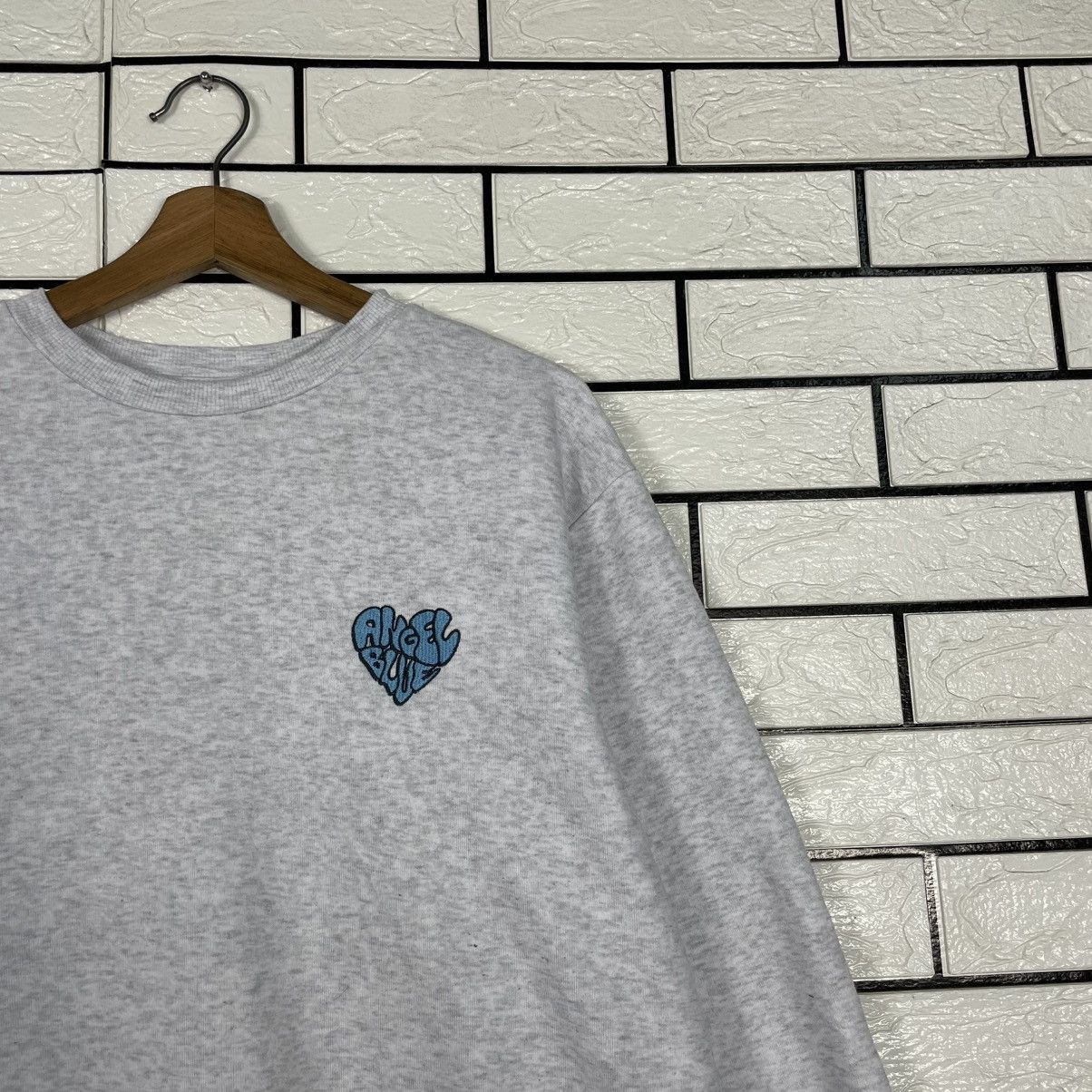 Japanese Brand Japanese Brand Angel Blue Crewneck Sweatshirt Size US M / EU 48-50 / 2 - 5 Thumbnail