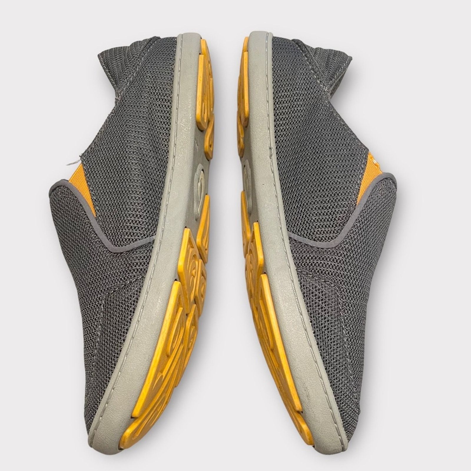 Olukai OLUKAI mens nohea mesh slip-on shoes gray & orange Size US 8 / EU 41 - 2 Thumbnail