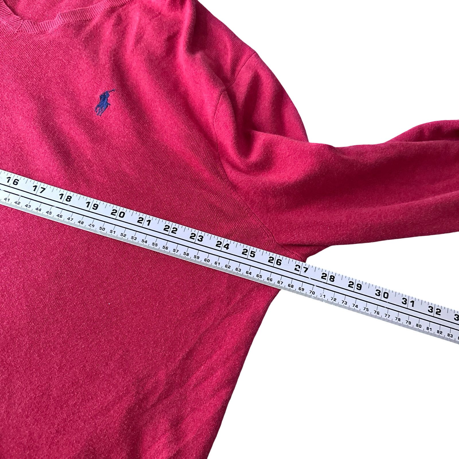 Polo Ralph Lauren Polo Ralph Lauren Sweater Men’s 2XL Red Pima Cotton V-Neck Size US XXL / EU 58 / 5 - 8 Thumbnail