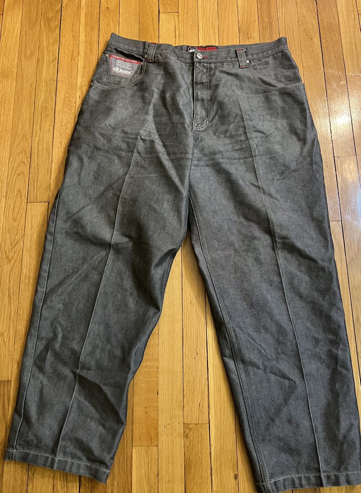 Other Y2K 48 Jeans NYC Baggy Wide-Leg Jeans Size US 42 / EU 58 - 2 Thumbnail