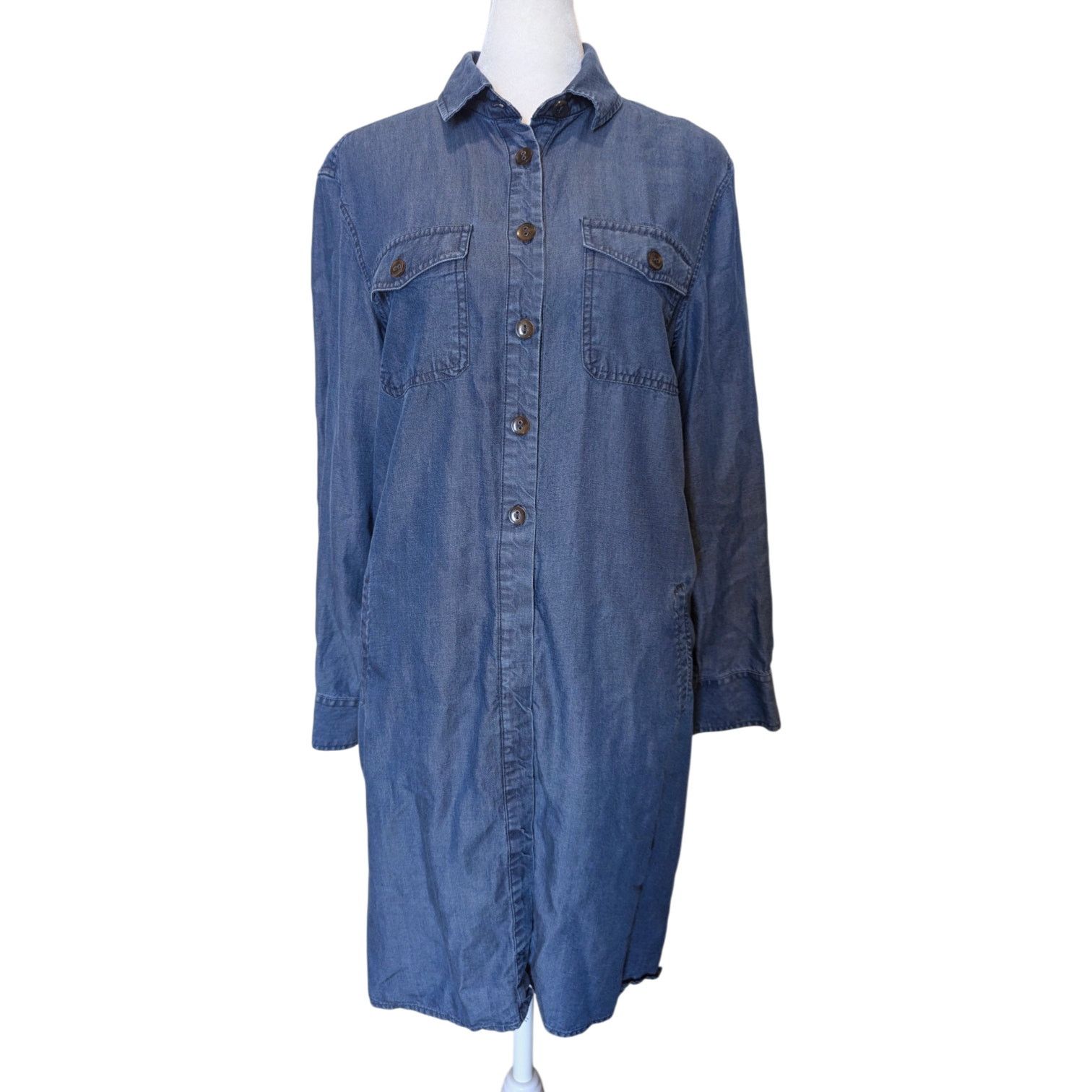 Gerard Darel Gerard Darel Paris Chambray Button Down Dress Size 40 Size M / US 6-8 / IT 42-44 - 1 Thumbnail