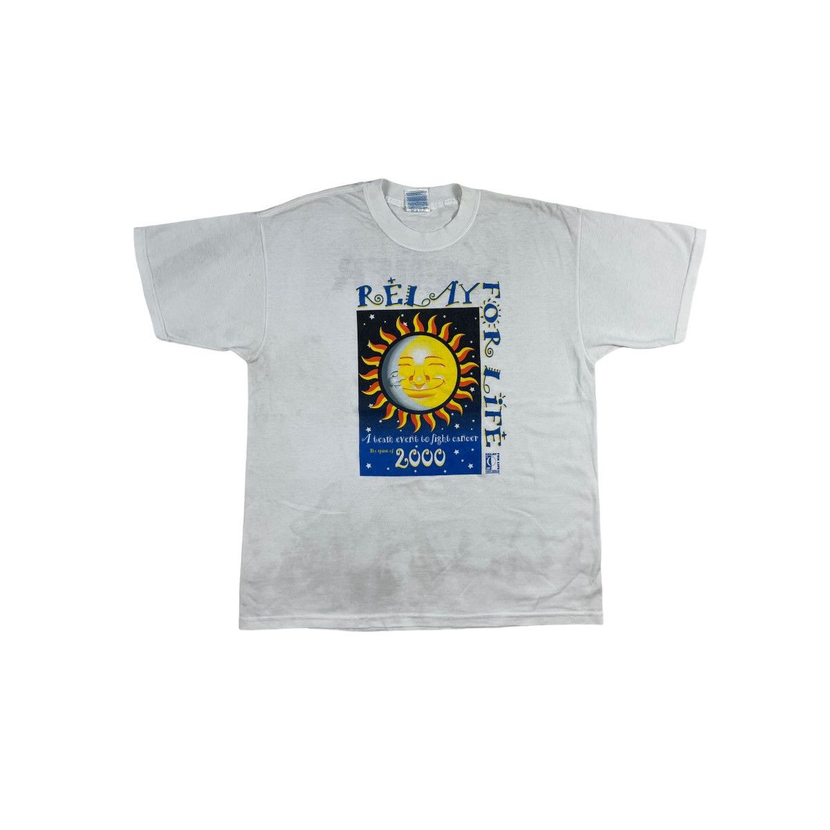 Gildan 🔥LASTPRICE🔥VTG 2000 Meijer Relay For Life Fight Cancer Tee Size US XL / EU 56 / 4 - 1 Thumbnail