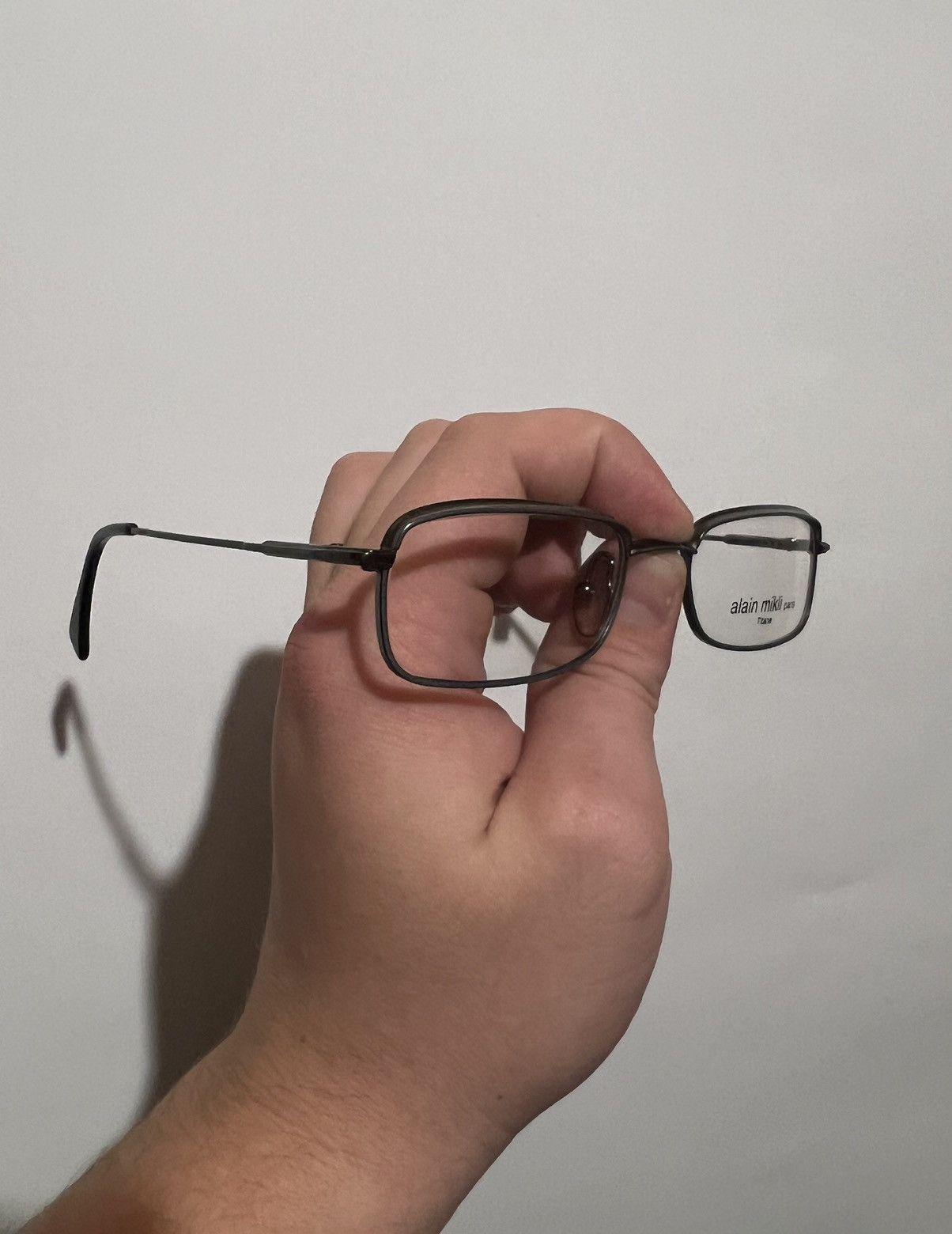 Alain Mikli × Designer × Handmade Alain Mikli Paris Titanium Glasses Spectacles Size ONE SIZE - 1 Thumbnail