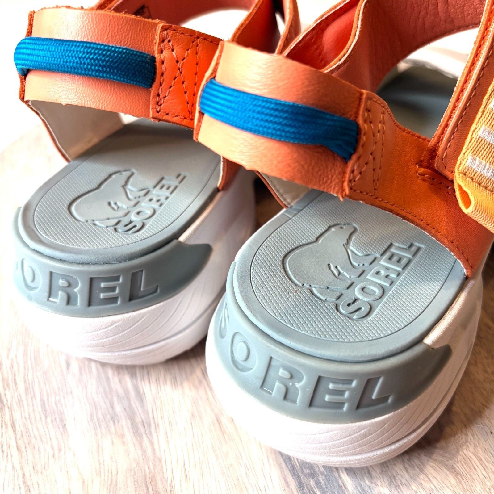 SOREL Sorel Explorer Blitz Leather Platform Sandals Women's Sz 11 Size US 11 / IT 41 - 9 Thumbnail