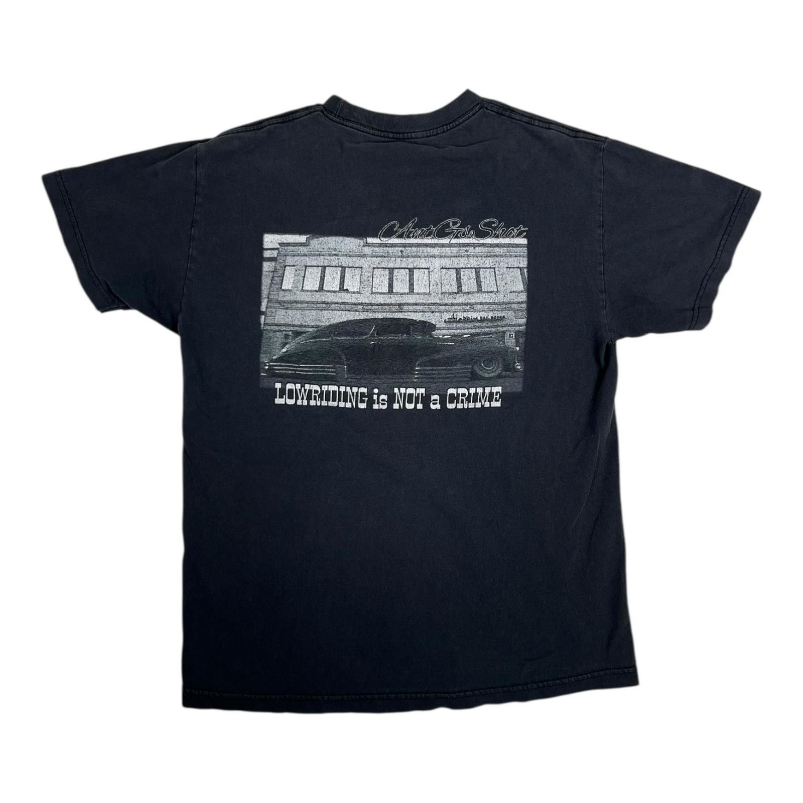 Alstyle Vintage Lowriding is Not a Crime T-Shirt Mens Large Black Lo Size US L / EU 52-54 / 3 - 1 Thumbnail