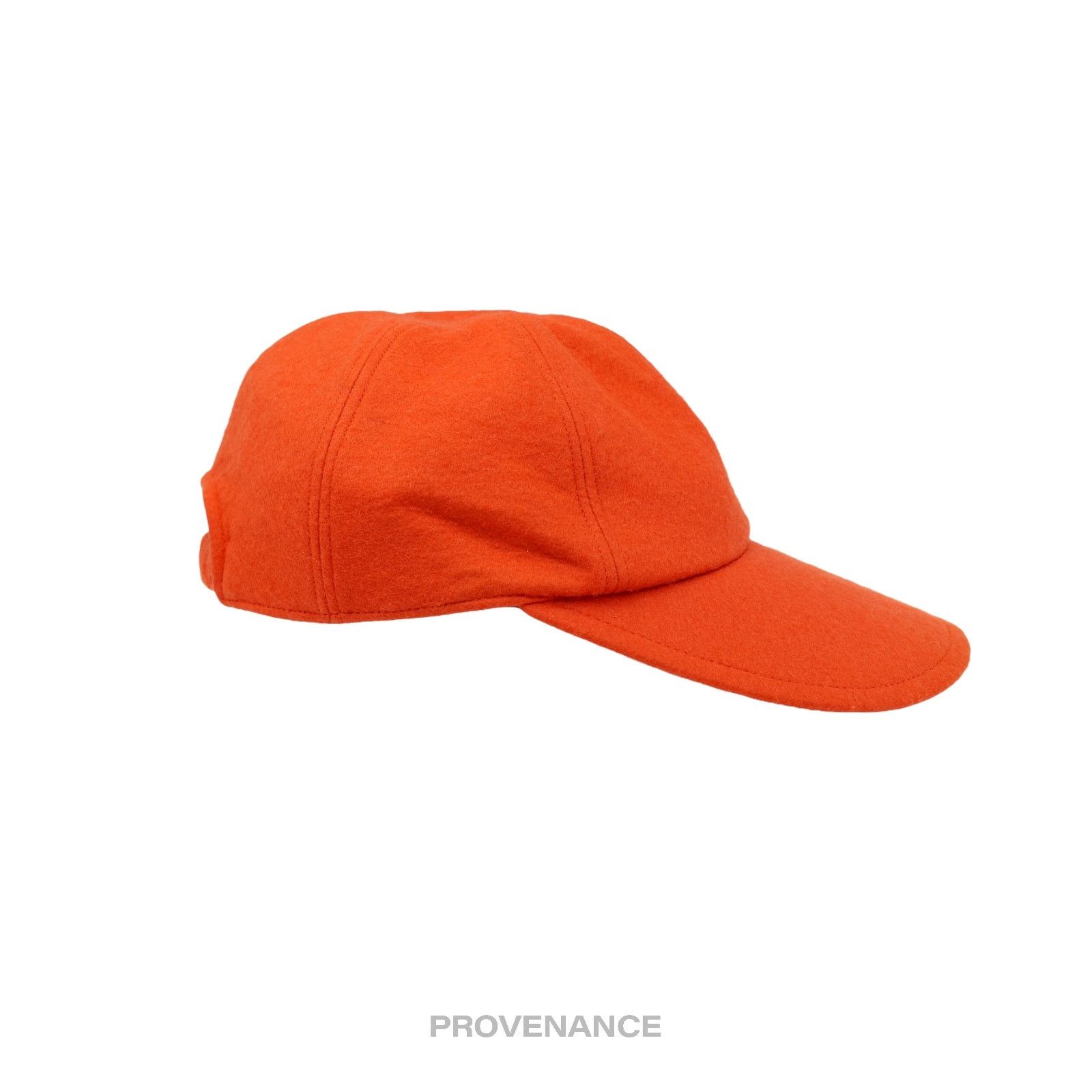 Dior 🔴 Christian Dior CD Wool Blend Cap Hat - Orange Size ONE SIZE - 5 Thumbnail
