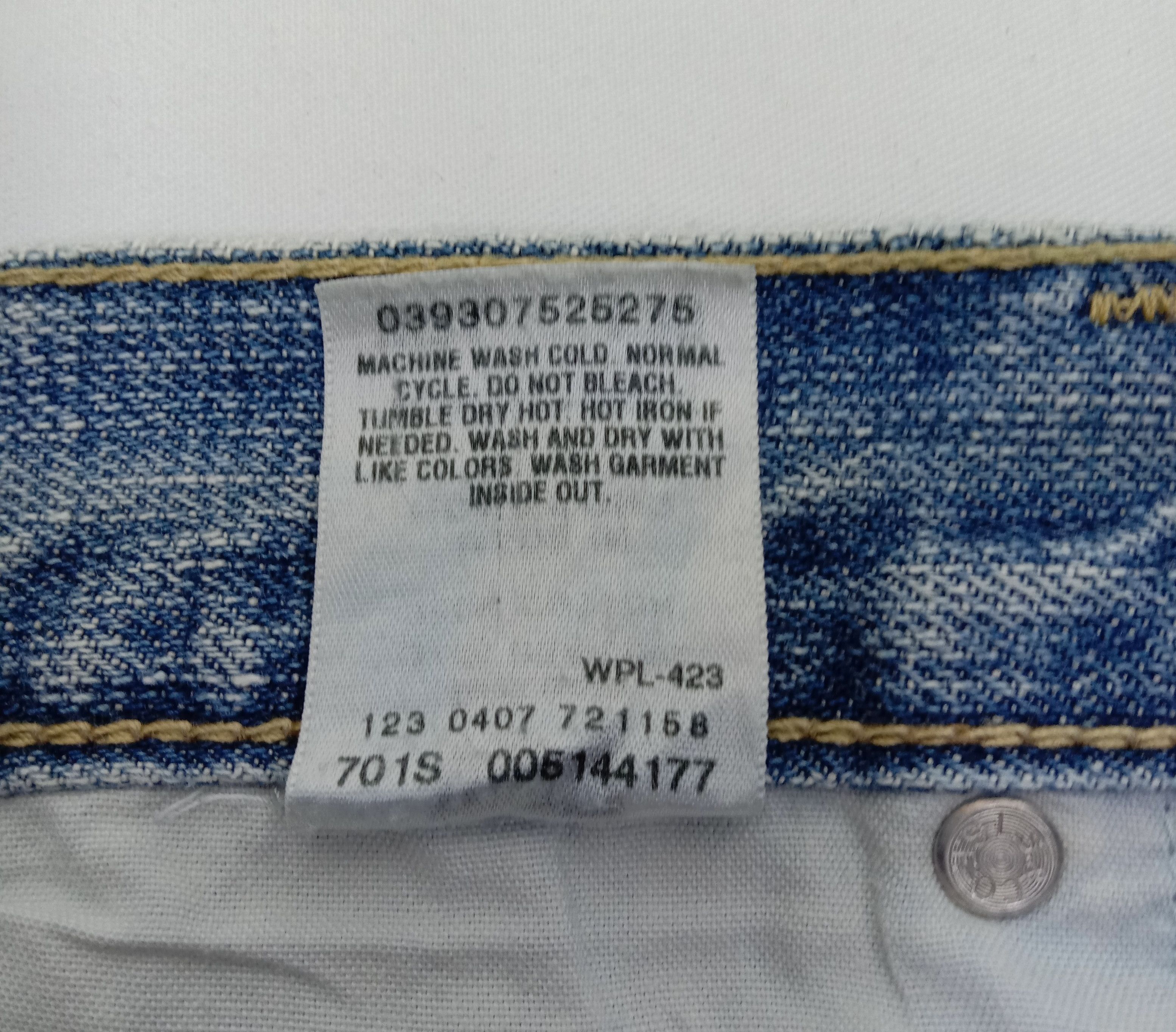 Levi's Vintage Levi's 514 Jeans Light Wash Slim Straight Denim Size US 34 / EU 50 - 13 Thumbnail