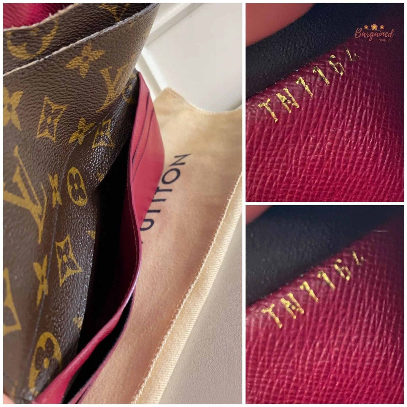 Louis Vuitton Louis Vuitton Monogram Leather Brown Josephine Long Wallet Size ONE SIZE - 6 Thumbnail