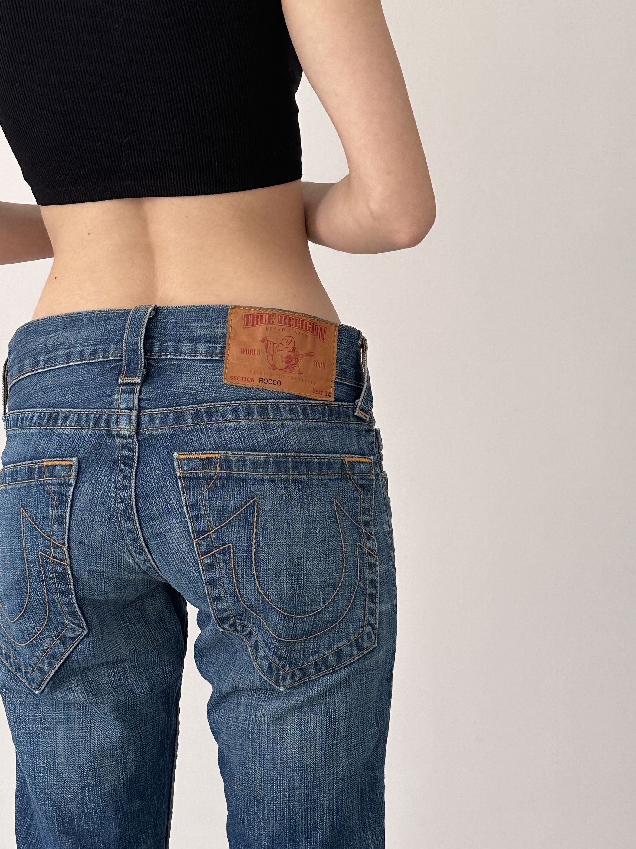 True Religion True Religion Blue Denim Pants Jeans Size 30" / US 8 / IT 44 - 7 Thumbnail