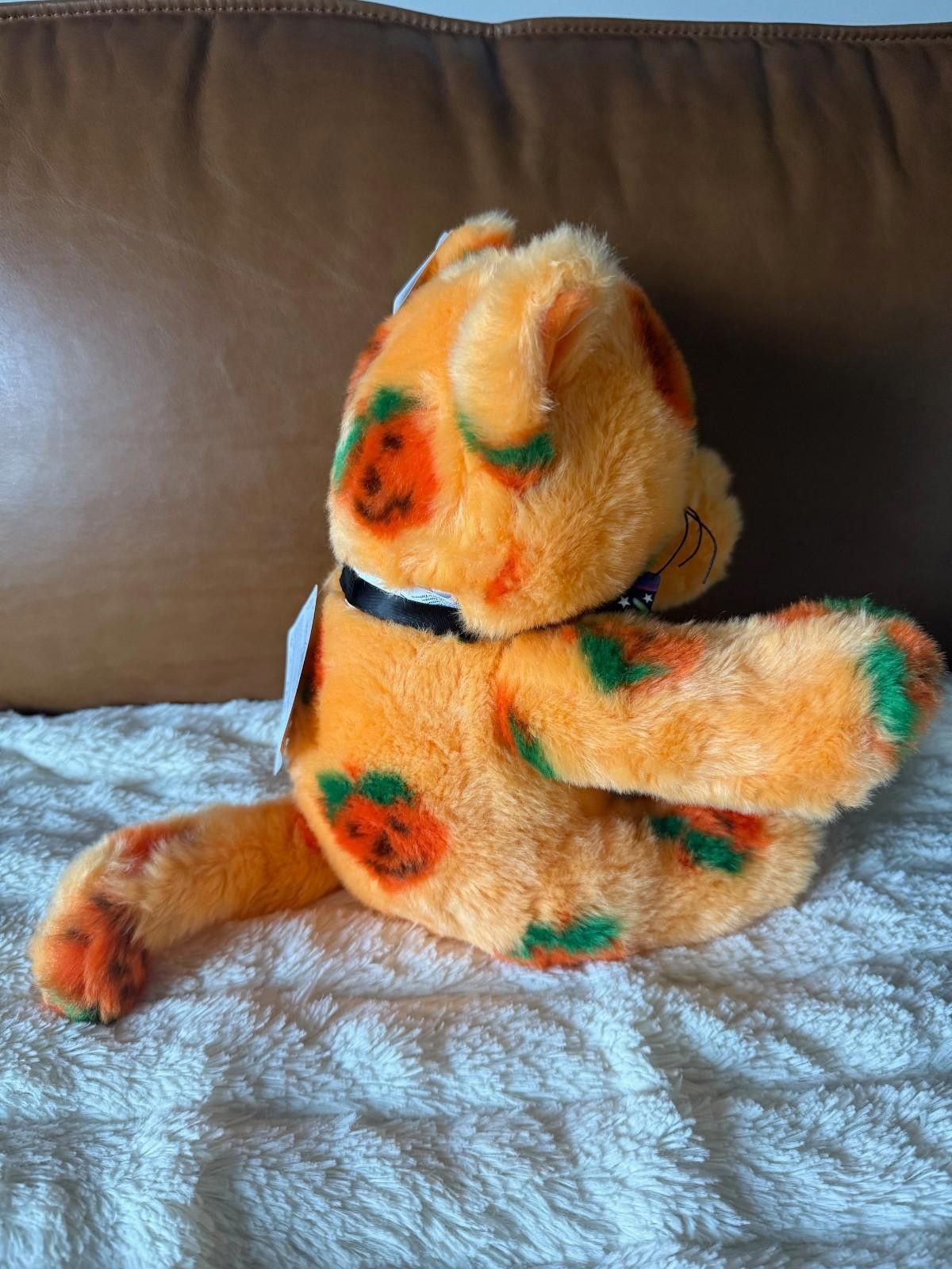 Other Build A Bear Pumpkin Kitty Stuffed Animal - NWT - with bow!! Size ONE SIZE - 3 Thumbnail