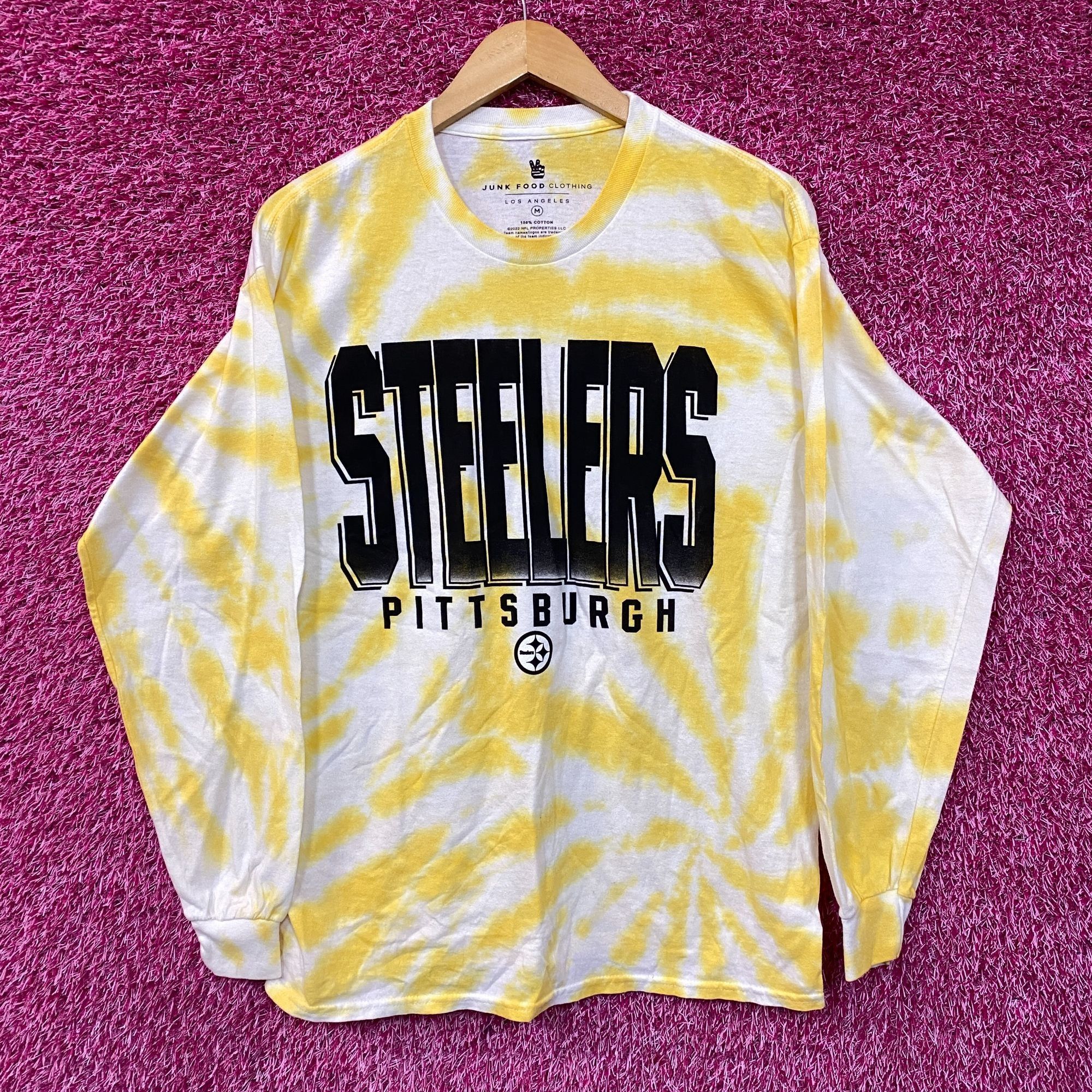 NFL NFL Franchise AFC North Pittsburgh Steelers Tie-Dye Long Sle Size US M / EU 48-50 / 2 - 1 Thumbnail