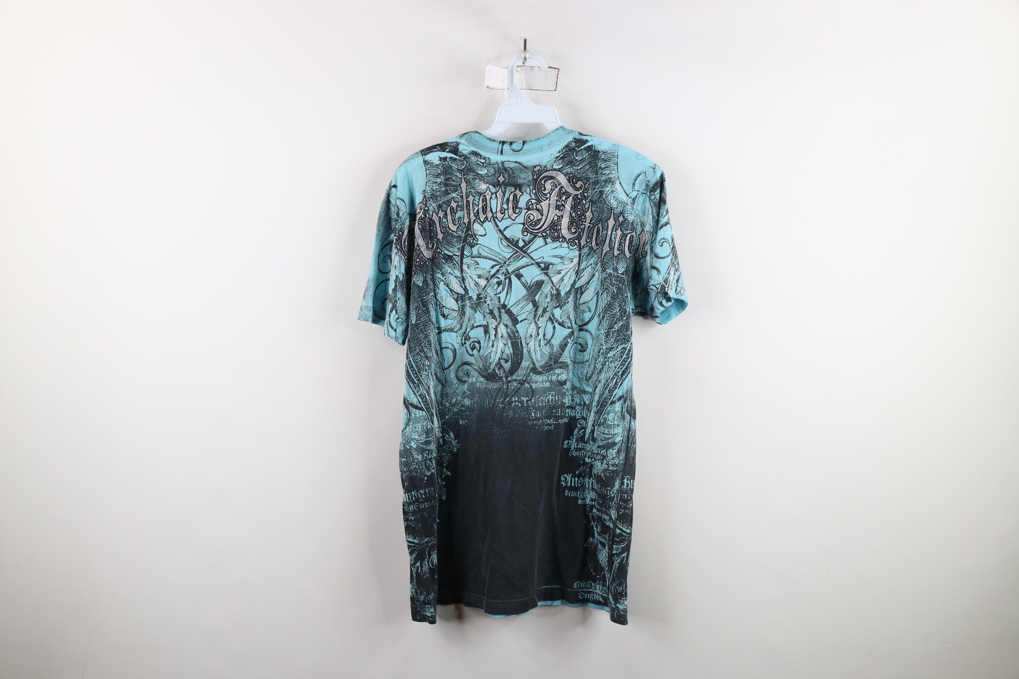 Affliction × Vintage Vintage Y2K Affliction Eagle Tribal T-Shirt Blue USA Size US M / EU 48-50 / 2 - 11 Thumbnail