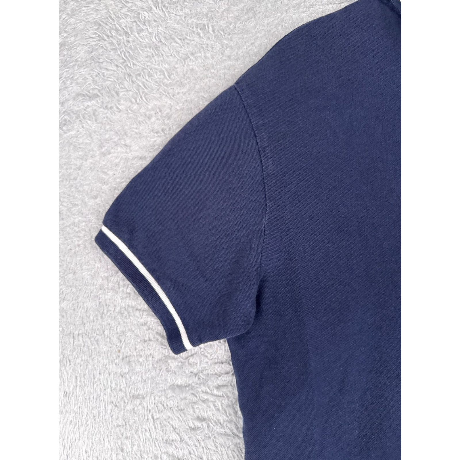 Ralph Lauren VINTAGE Ralph Lauren Polo Shirt Men L Blue Cotton Custom Fit Pocket Shirt Size US L / EU 52-54 / 3 - 3 Thumbnail
