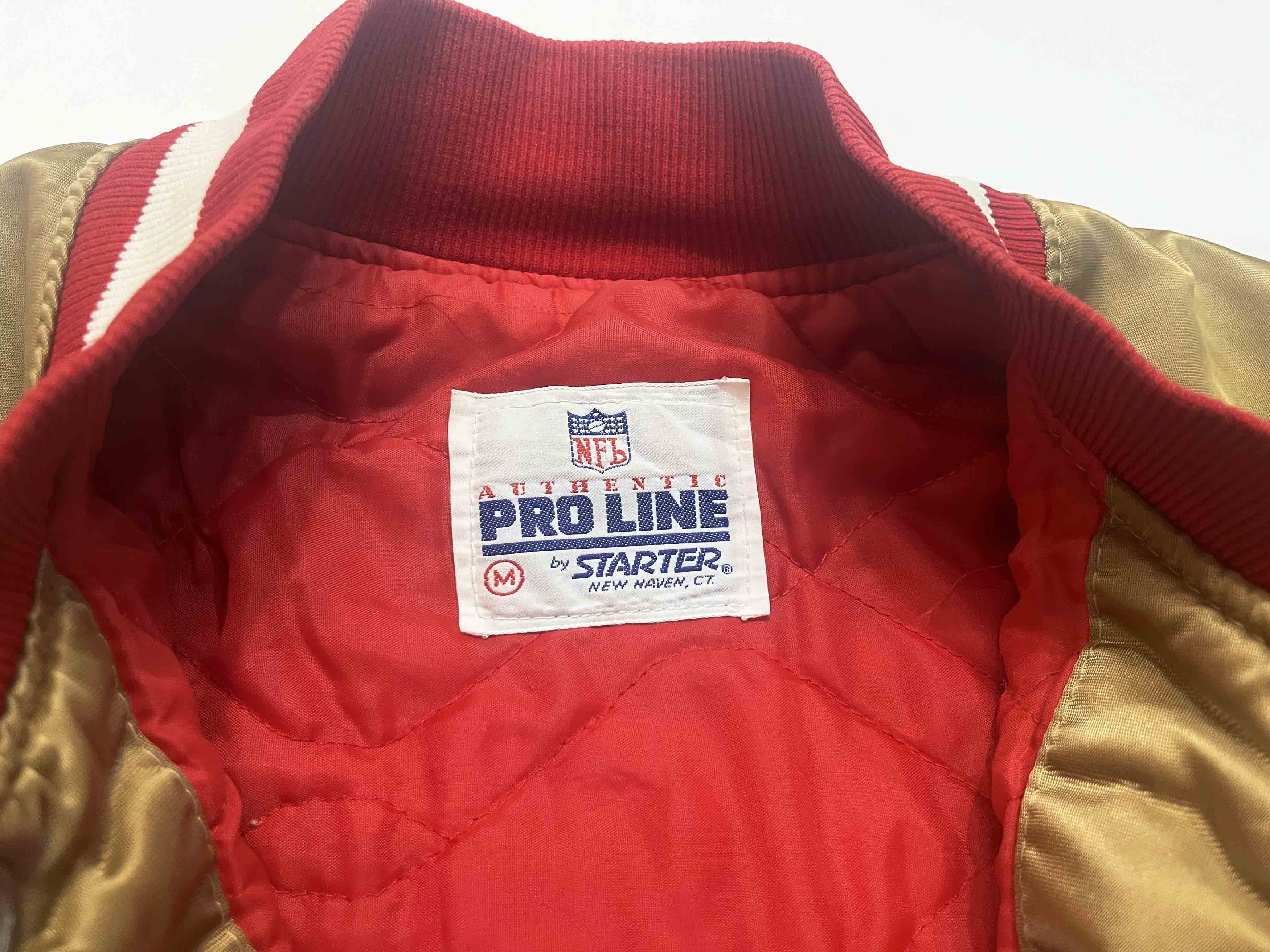 Starter Vintage Starter NFL San Francisco 49ers Satin Bomber Jacket Size US M / EU 48-50 / 2 - 4 Thumbnail