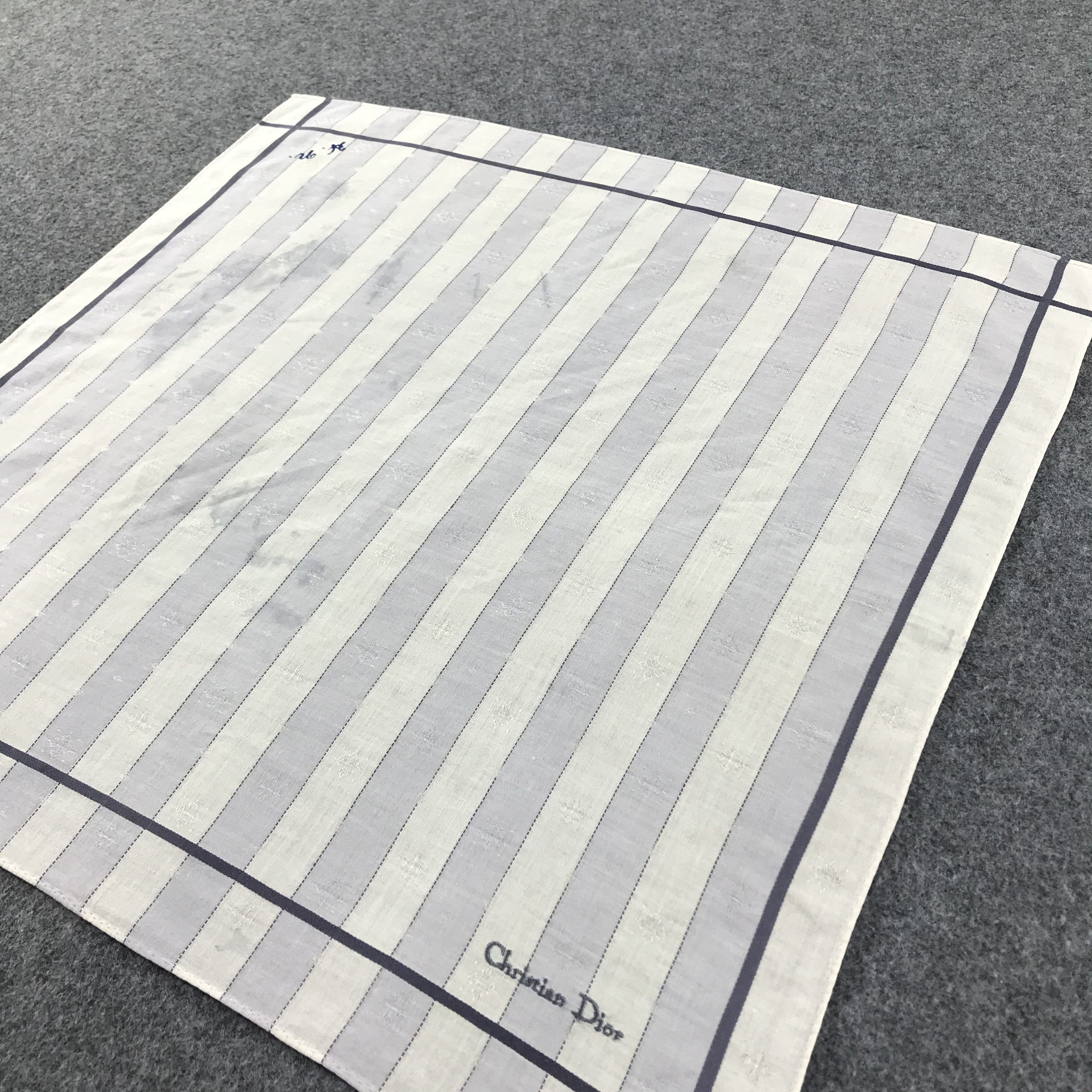 Christian Dior Monsieur Christian Dior Handkerchief Neckerchief Bandana H314 Size ONE SIZE - 5 Thumbnail