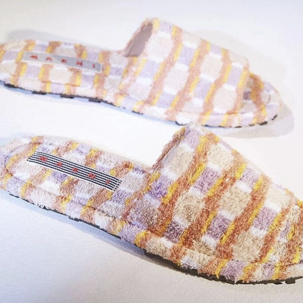 Marni Marni Multicolor Fuzzy Sandals Size US 10 / EU 43 - 3 Thumbnail