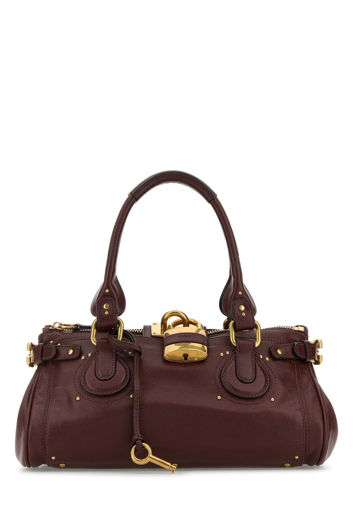Chocolate Leather Paddington Shoulder Bag