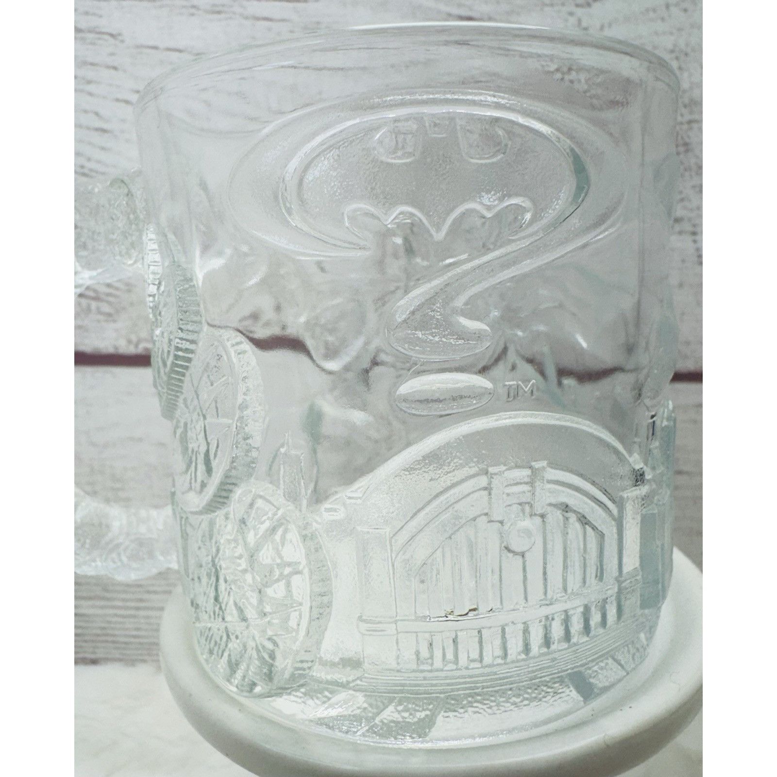 DC Comics McDonalds Batman Forever "2 FACE, TWO FACE" Vintage Glass Co Size ONE SIZE - 9 Thumbnail