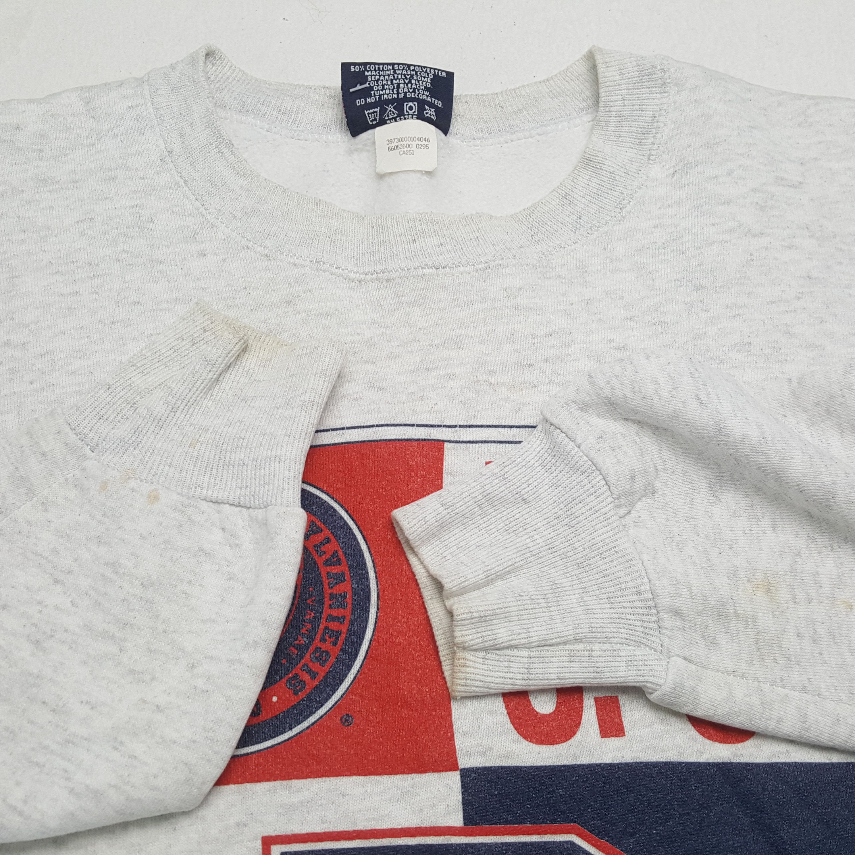 Jansport × Vintage Vintage 90's UNIVERSITY OF PENNSYLVANIA Promo Sweatshirts Size US XL / EU 56 / 4 - 8 Thumbnail