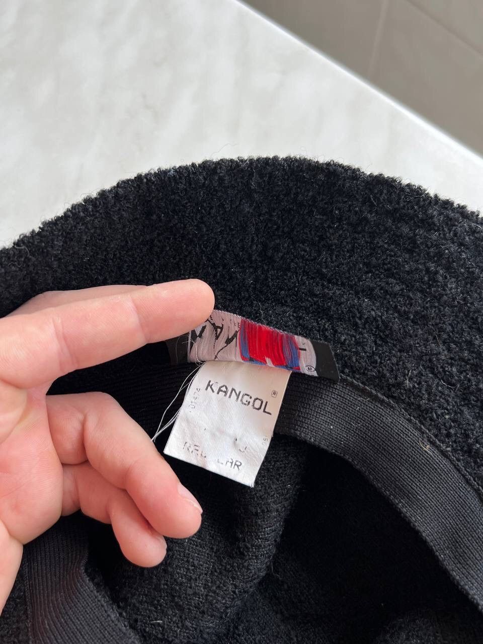 Kangol × Vintage Kangol vintage 99 mens bucket hat avant-garde geometric form Size 38 - 7 Thumbnail