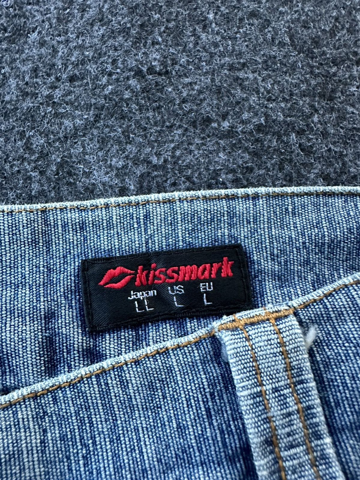 Dogtown × JNCO × Vintage Vintage Kissmark Baggy Loose Denim D233 Size US 34 / EU 50 - 16 Thumbnail