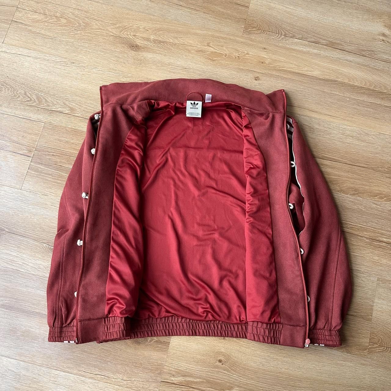 Adidas RARE Adidas Originals Red Chinese Toggle Tank Jacket Size US M / EU 48-50 / 2 - 8 Thumbnail