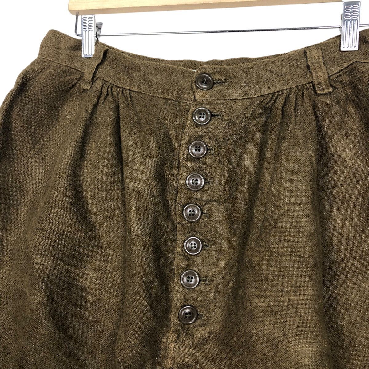 Sunao Kuwahara 📌Rich Brown Vintage Short Pants Sunaokuwahara Issey Miyake Size 30" / US 8 / IT 44 - 12 Thumbnail