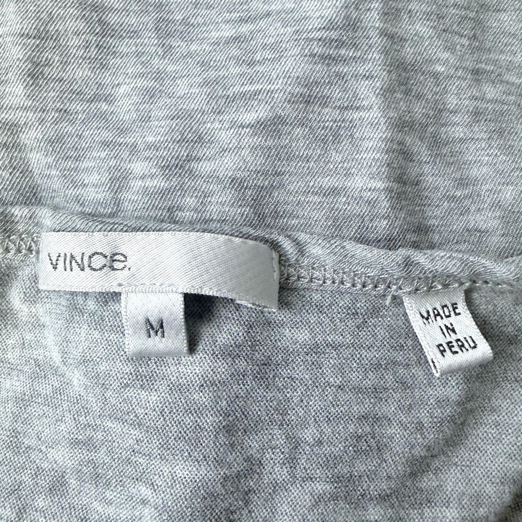 Vince Vince Gray Half Button Pullover Shirt Womens M Blouse Button Pullover Shirt Gray Women M Vince Size M / US 6-8 / IT 42-44 - 4 Thumbnail