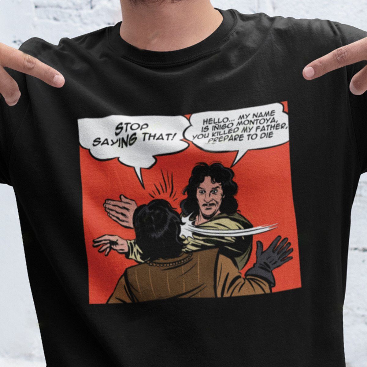 Designer × Vintage Stop Saying Hello Princess Bride T-Shirt Size US M / EU 48-50 / 2 - 3 Thumbnail
