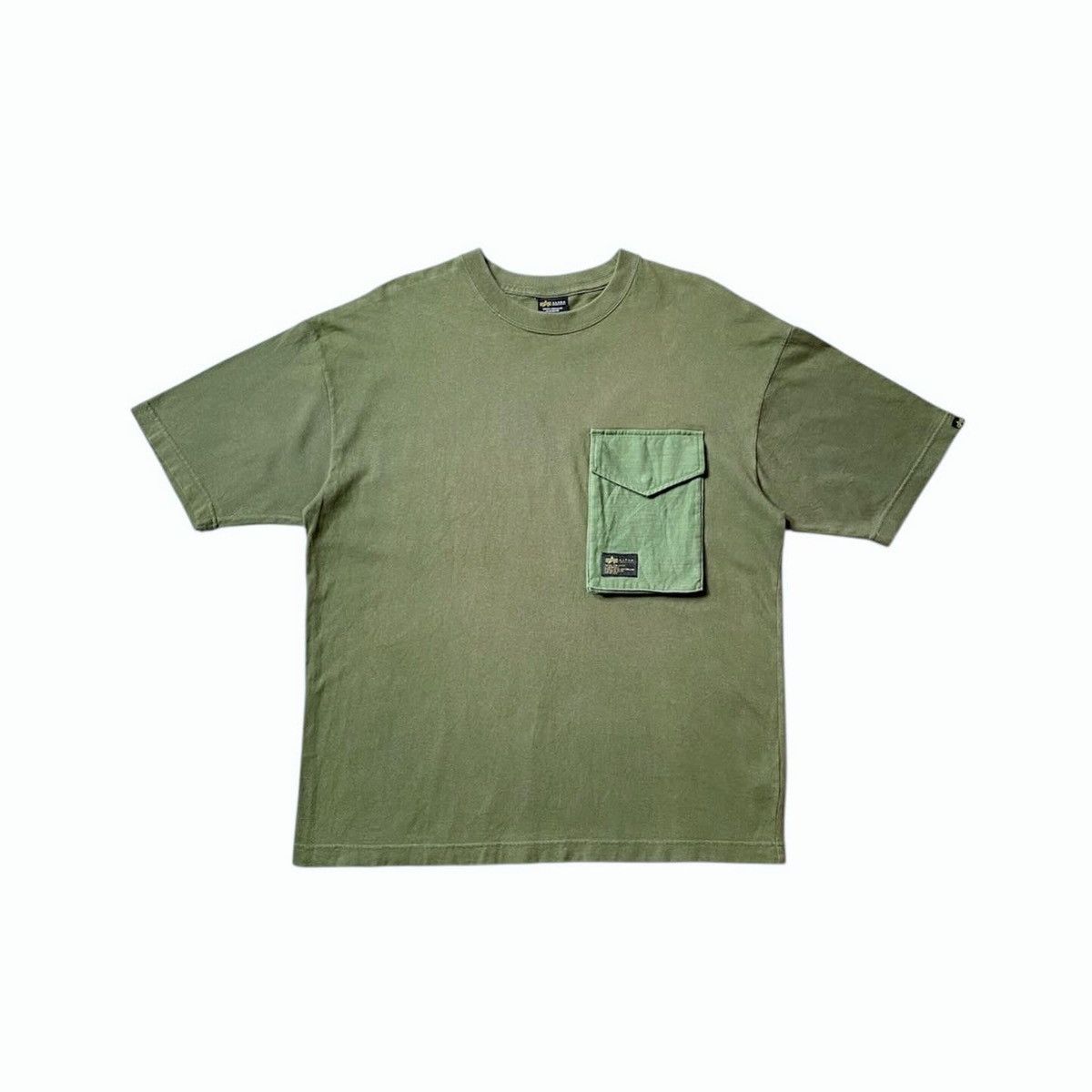 Alpha Industries Vintage Alpha Industries M-65 Pocket Tshirt Size US L / EU 52-54 / 3 - 1 Thumbnail