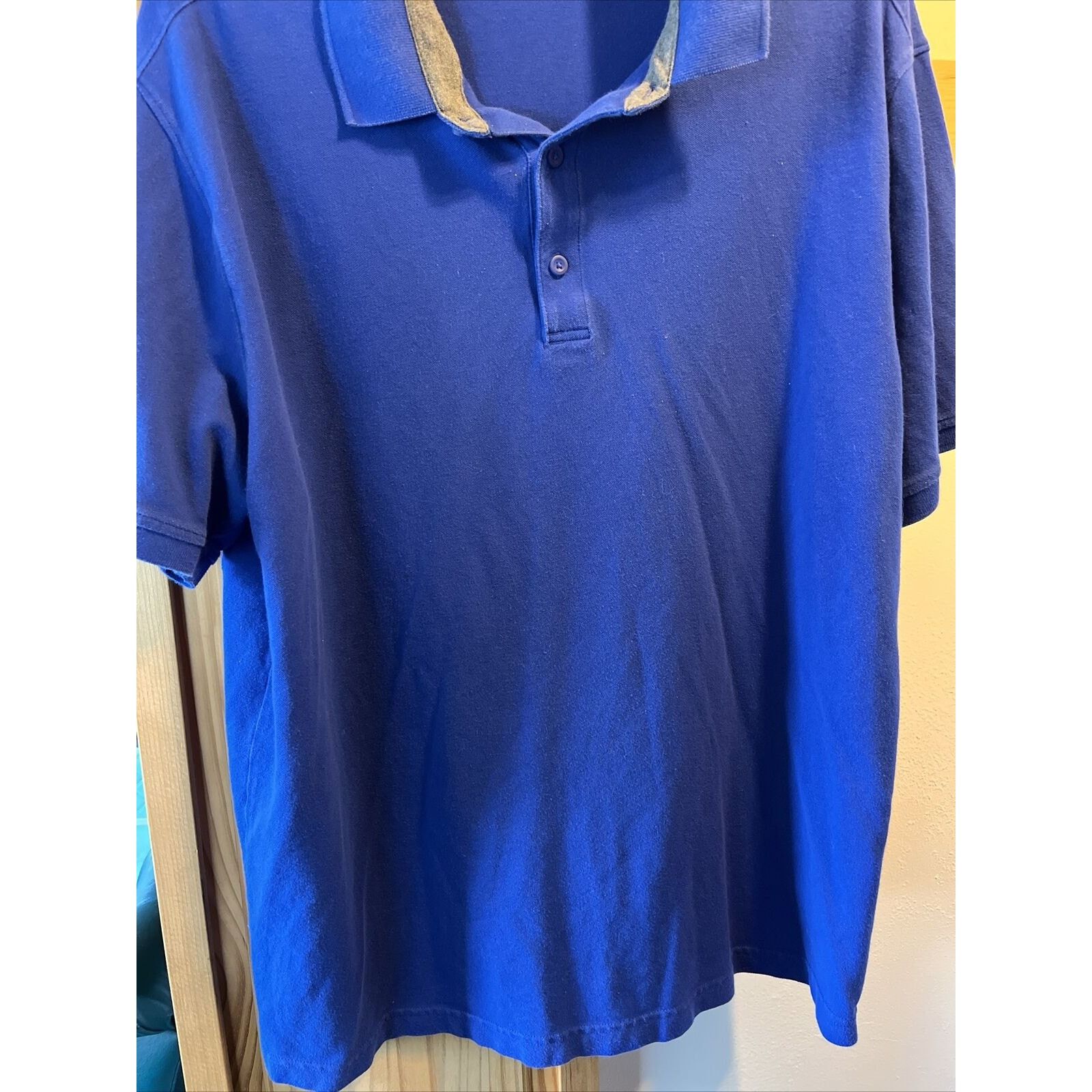 Under Armour Under Armour Heat Gear Men’s XL Blue SS Cotton Polo Shirt Size US XL / EU 56 / 4 - 6 Thumbnail