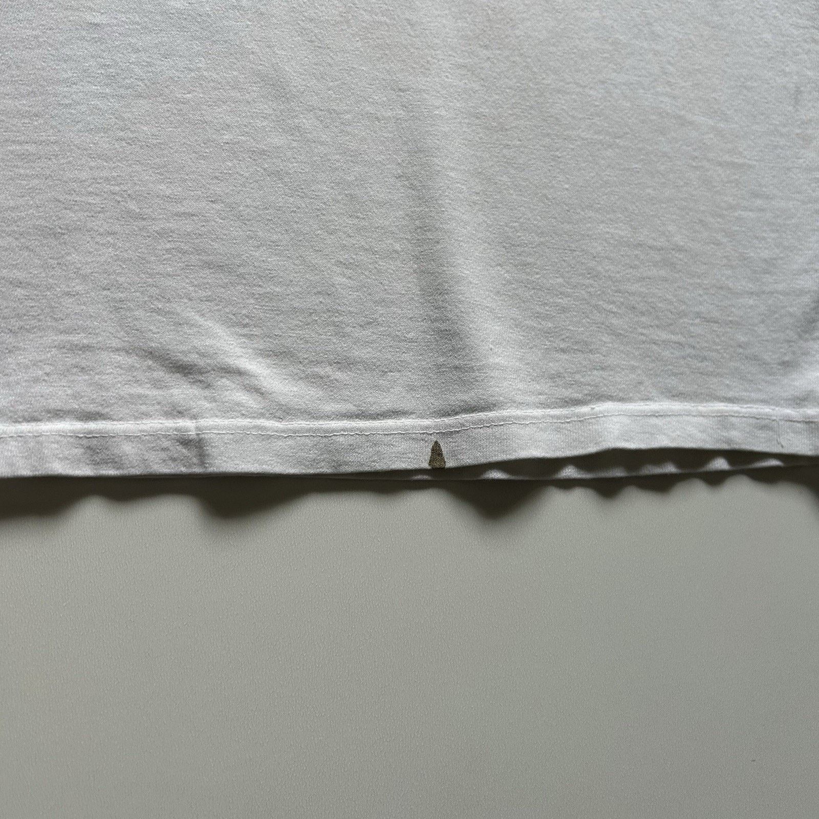 Adidas × Vintage Vintage 90 Adidas Trefoil Shirt Large Distressed White Rare Size US L / EU 52-54 / 3 - 4 Thumbnail