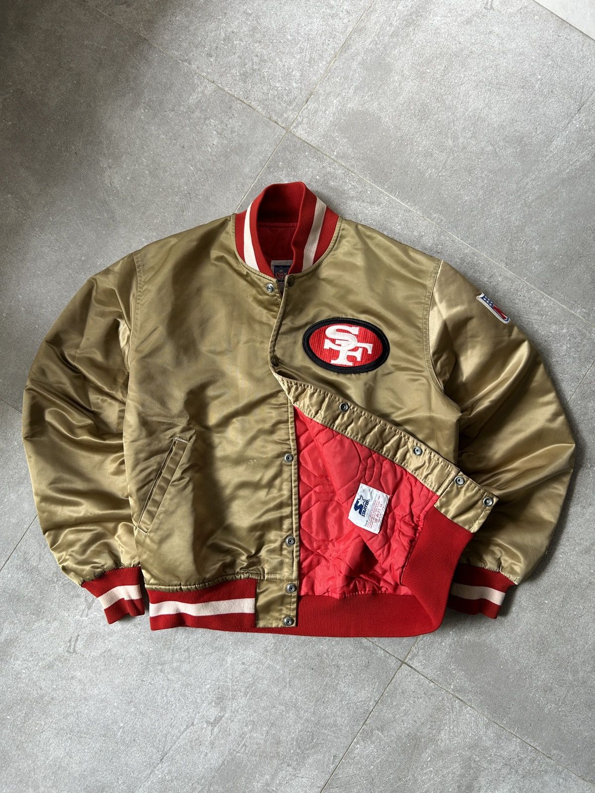Starter Vintage NFL Starter 49ers Bomber Jacket Size US M / EU 48-50 / 2 - 4 Thumbnail