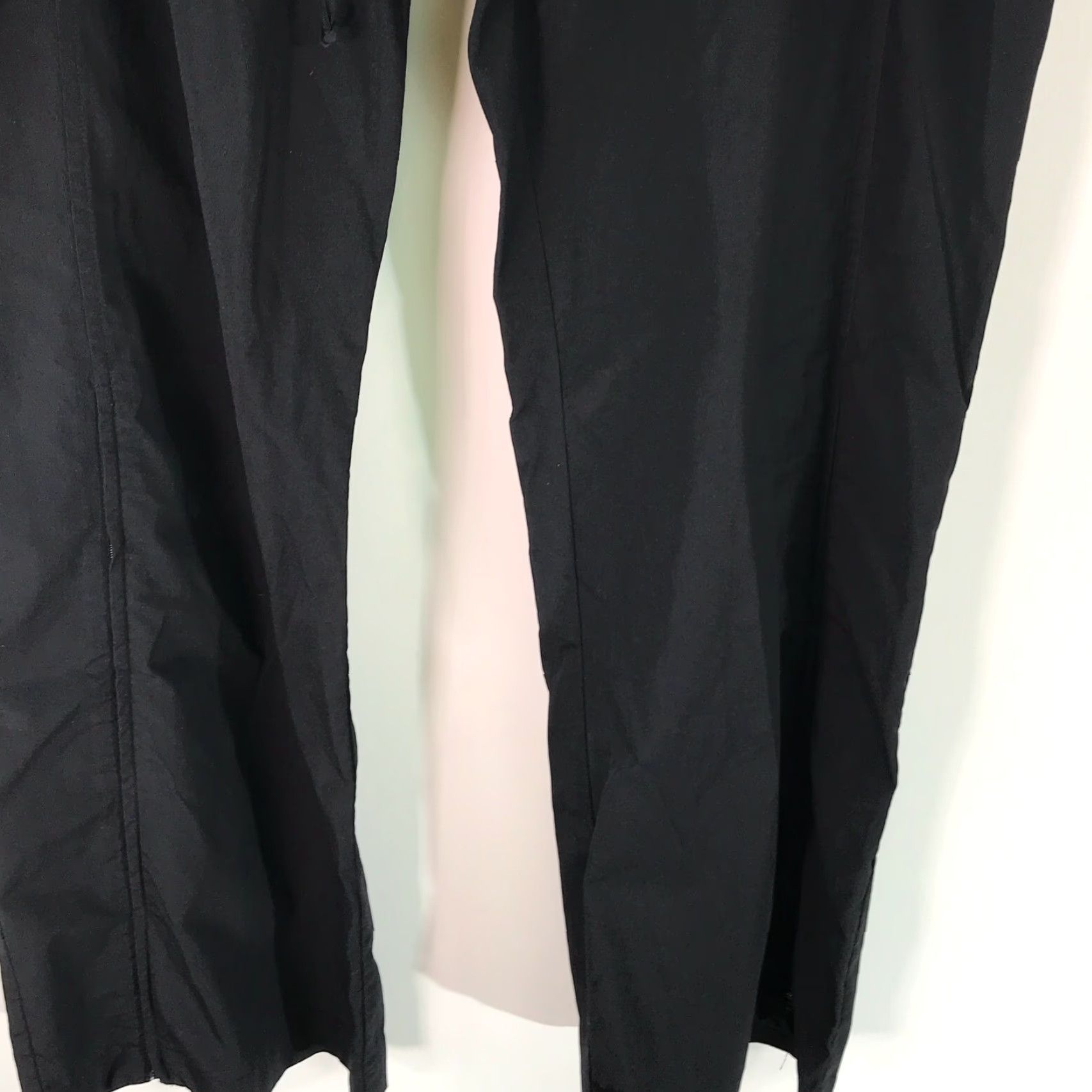 Express Express Womens Pants Jogger Black Size 11/12 Regular 32 in Inseam 30 in Drawstring Pockets Stretch Front Zipper Nylon Spandex 97%/3% Casual Size 32" / US 10 / IT 46 - 5 Thumbnail