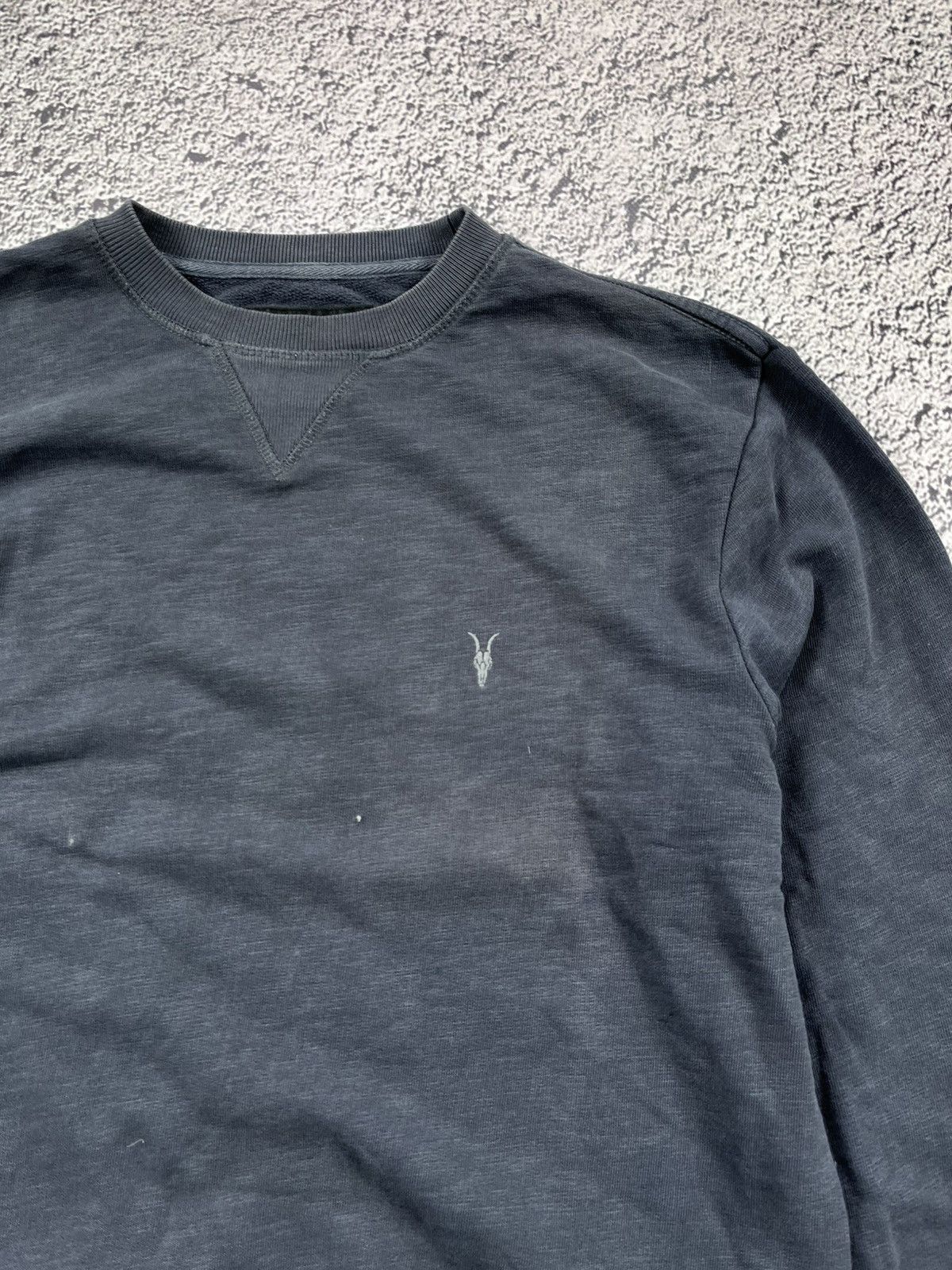 Allsaints Vintage Y2K Allsaints Faded Sweatshirt Logo streetwear S Size US S / EU 44-46 / 1 - 4 Thumbnail