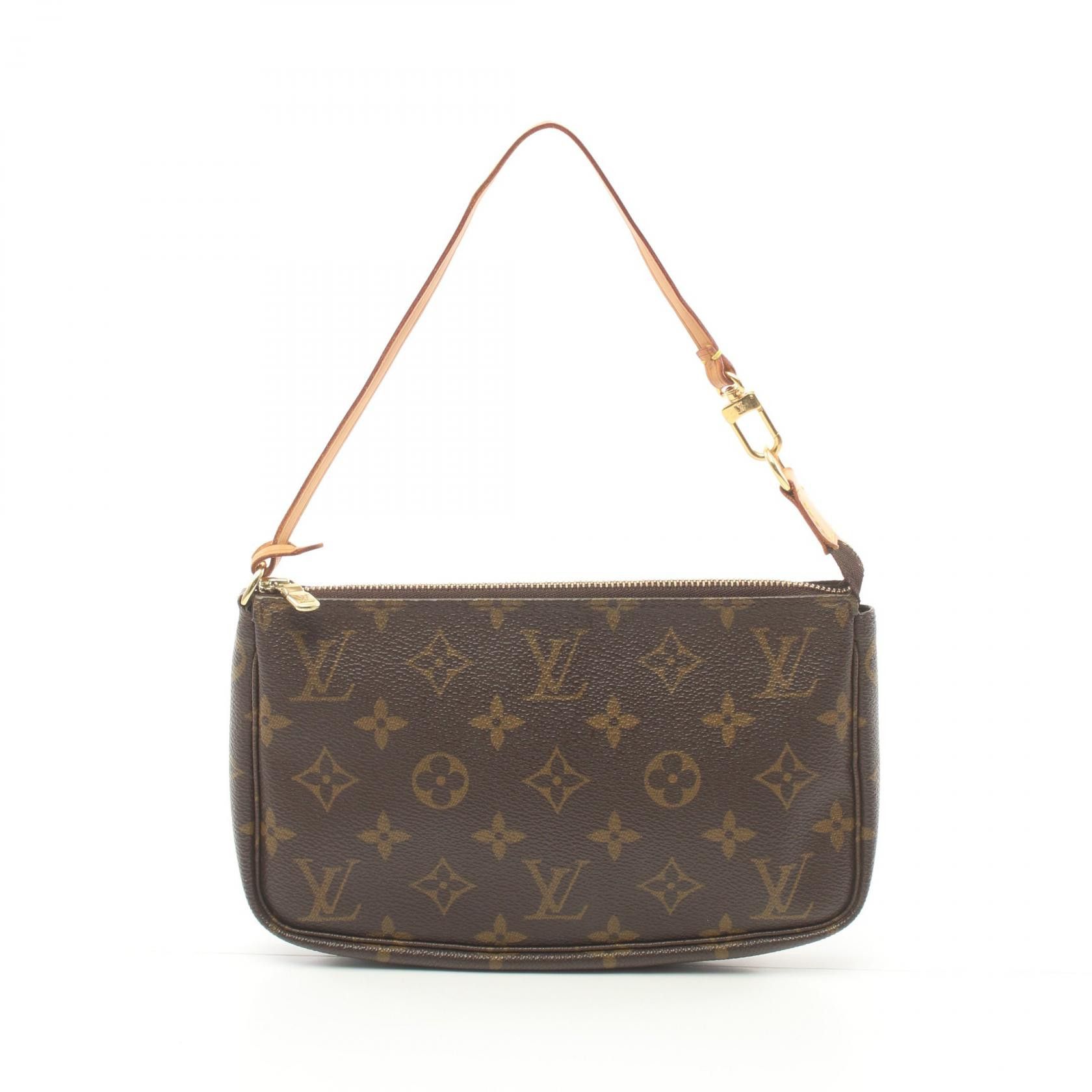 Louis Vuitton Louis Vuitton Monogram Pochette Accesoires Canvas Handbag M51980 in Good Condition Size ONE SIZE - 1 Thumbnail