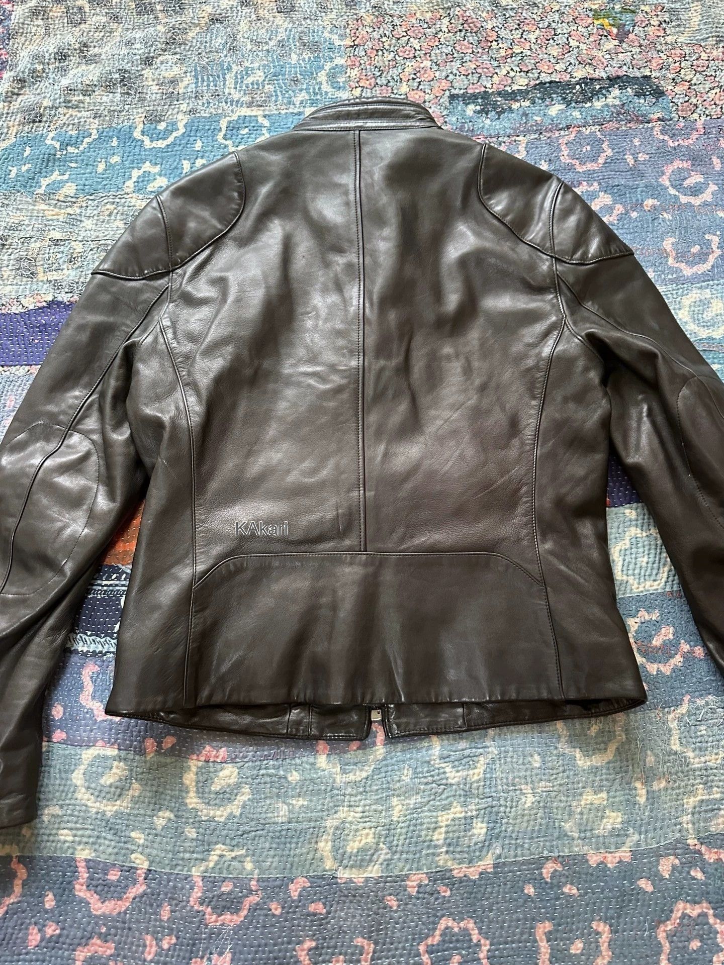 Polo Ralph Lauren Multi Leather Jacket with Zip Pockets Size M Size US XXS / EU 40 - 2 Thumbnail