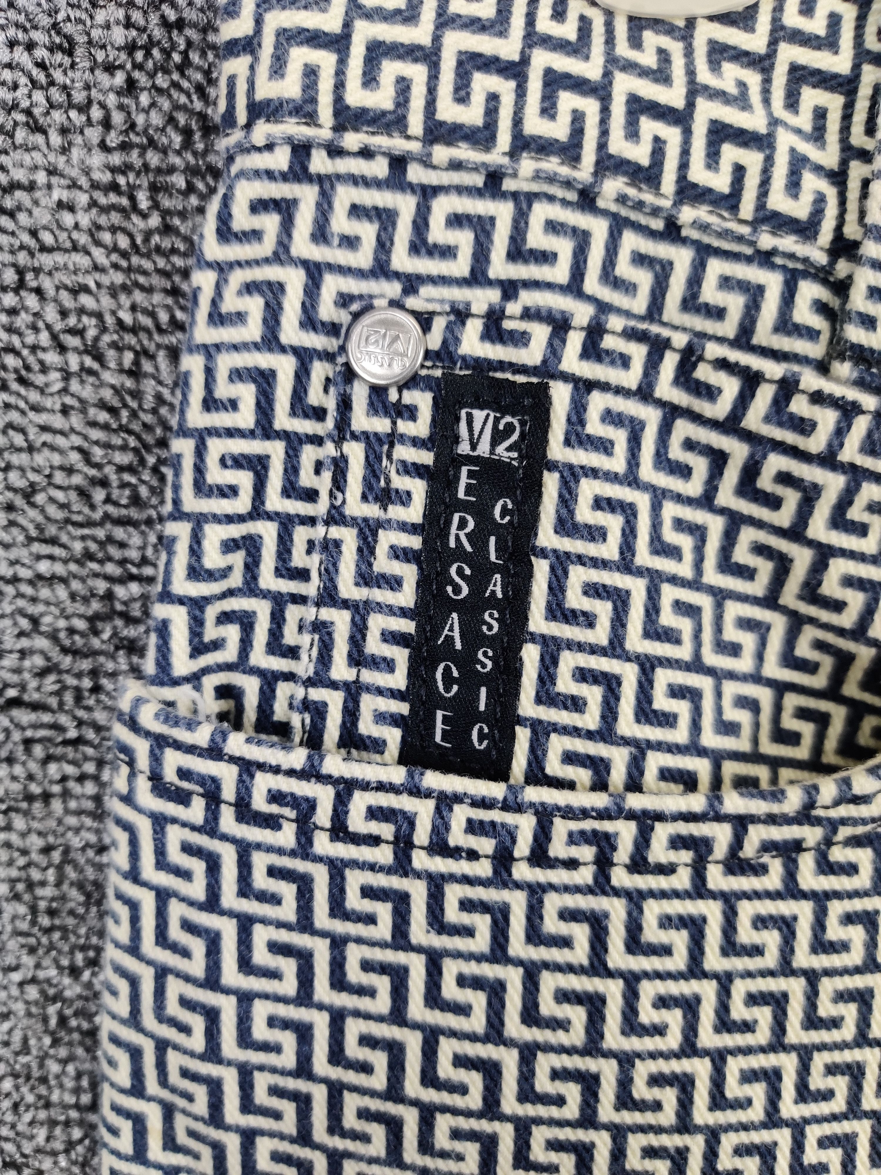 Versace Versace Classic V2 Monogram Trousers Loose Fit Pants Size US 31 - 11 Thumbnail