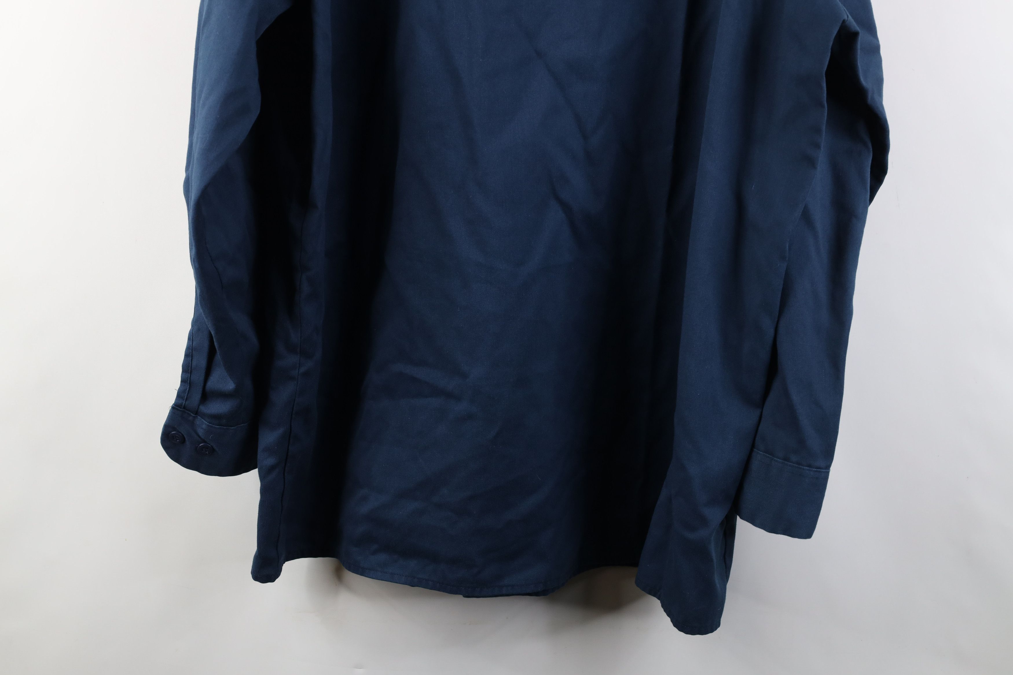 Dickies Vintage 90s Dickies Workwear Button Shirt Blue USA Size US M / EU 48-50 / 2 - 12 Thumbnail
