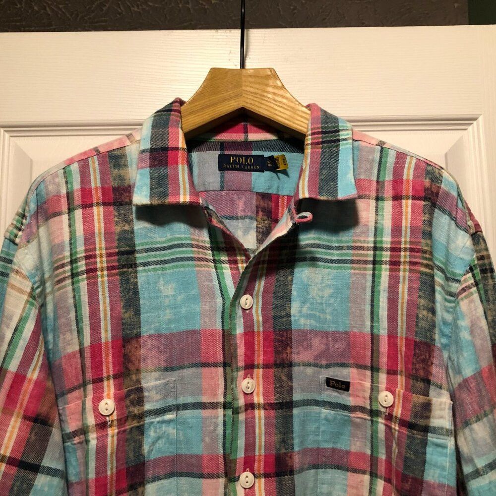 Polo Ralph Lauren POLO RALPH LAUREN BIG&TALL MEN'S NEW FADED SHIRT SIZE:XLT Size US XL / EU 56 / 4 - 3 Thumbnail