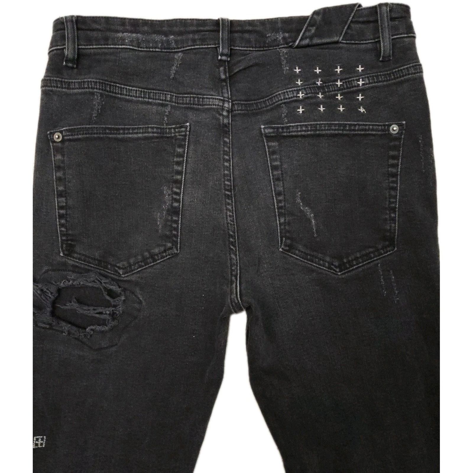 Ksubi Ksubi Chitch Boneyard $180 Aggressive Distressed Jeans Size US 31 - 5 Thumbnail