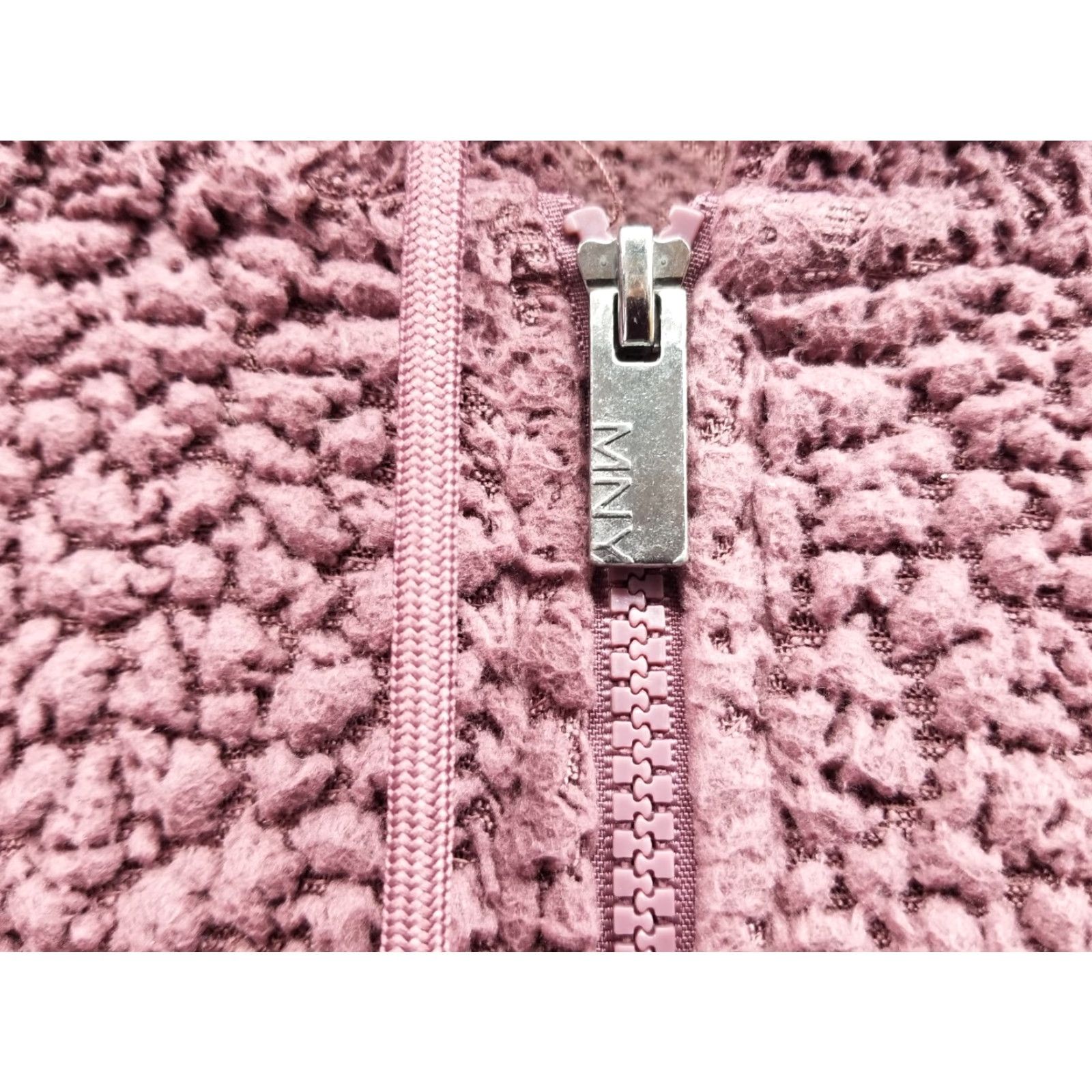 Vintage Marc New York Sherpa Full Zip Hoodie Jacket Sweater Pink Mauve Womens Size Small Size S / US 4 / IT 40 - 5 Thumbnail
