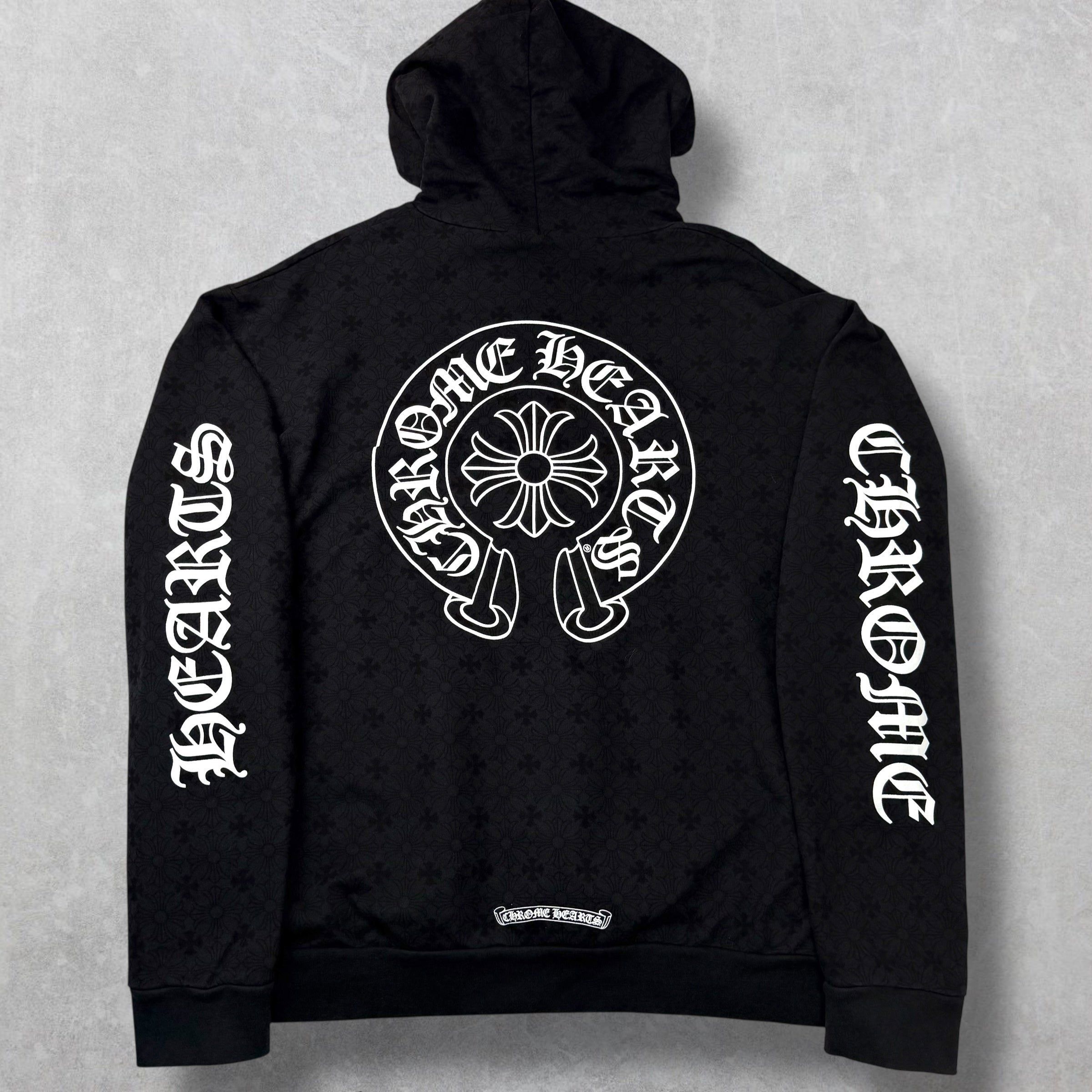 Chrome Hearts Chrome Hearts Monogram Horseshoe Hoodie XL Size US XXL / EU 58 / 5 - 2 Thumbnail