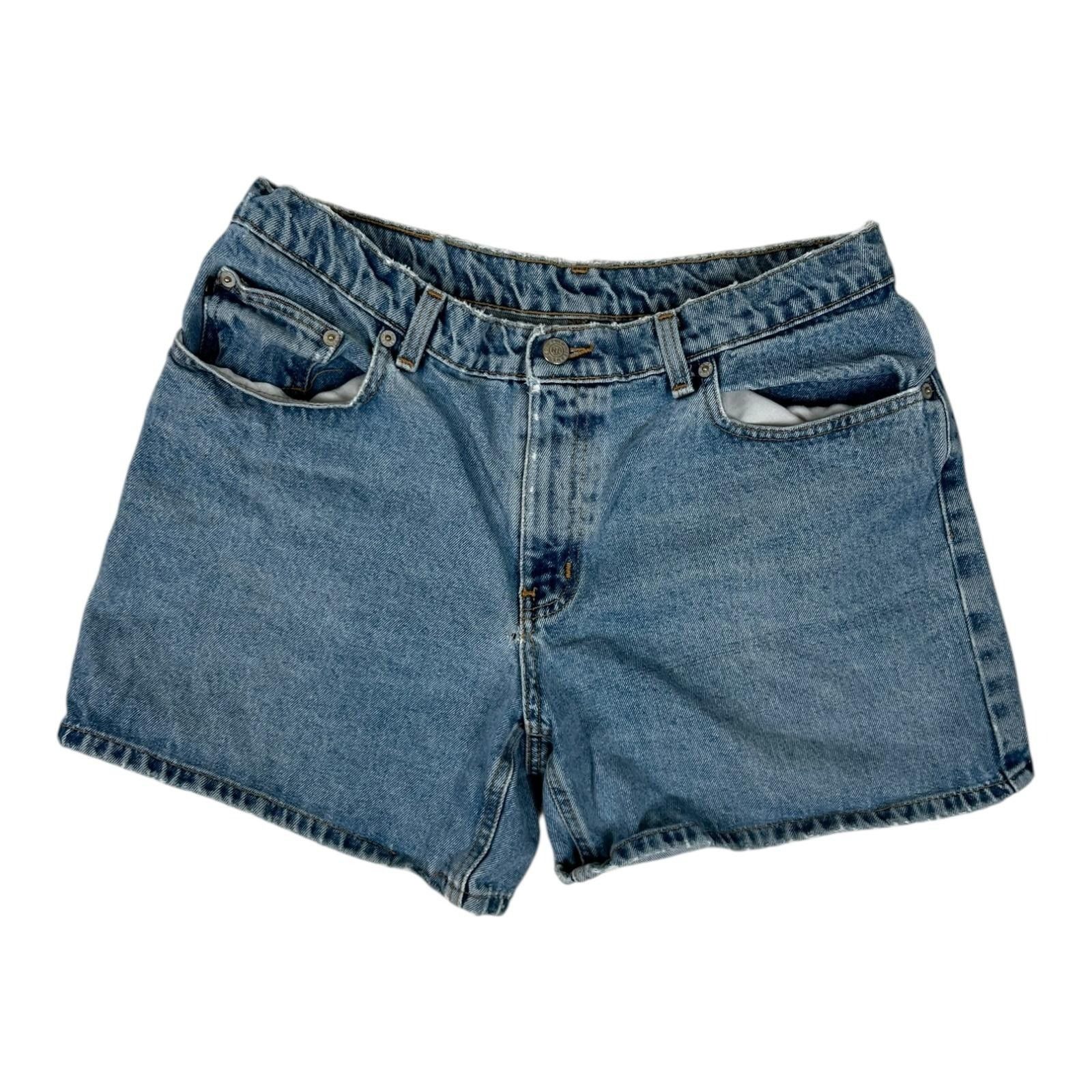 Polo Ralph Lauren Vintage Polo Jeans Ralph Lauren Shorts Women's 12 Blue Denim Size 30" / US 8 / IT 44 - 1 Thumbnail
