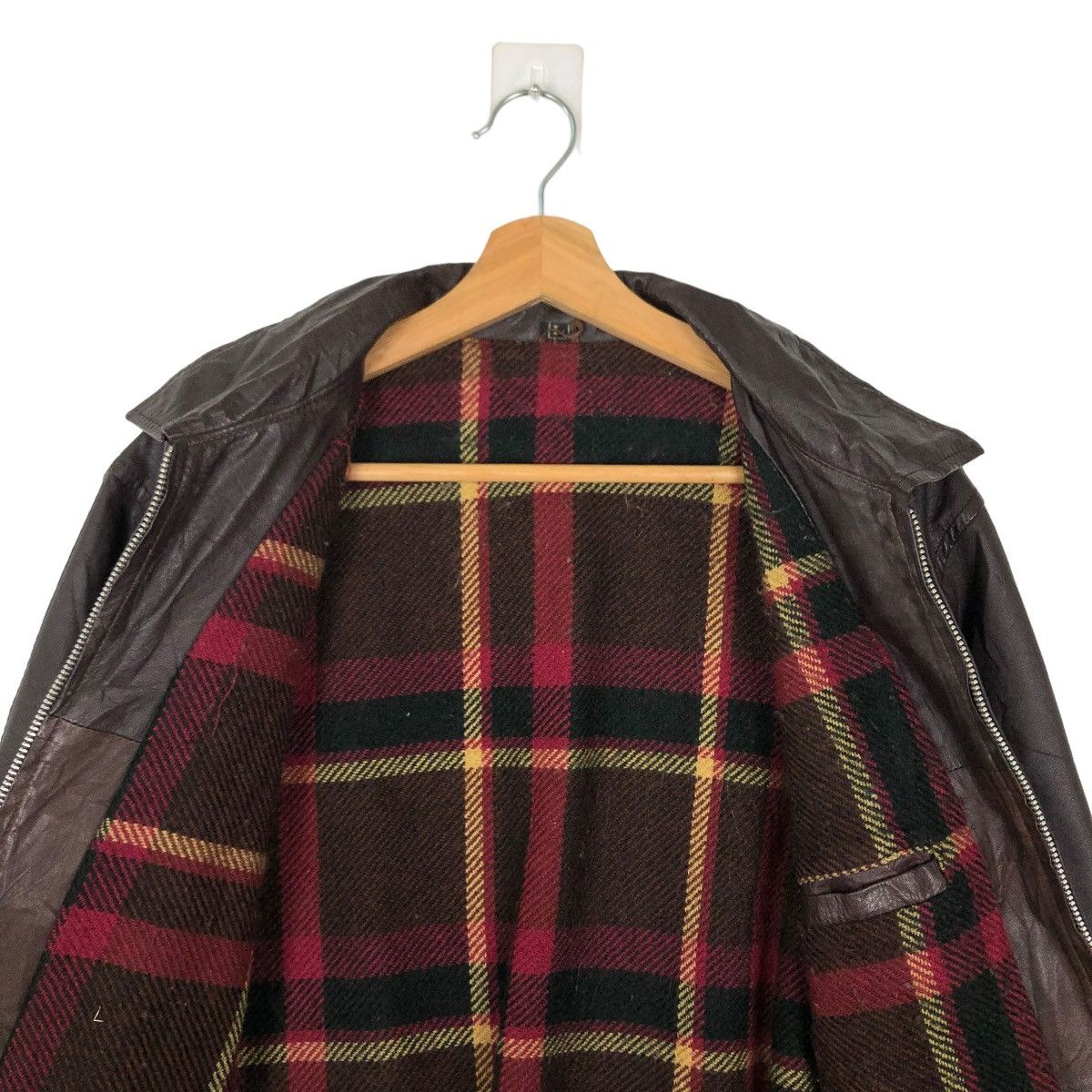 Japanese Brand 🔥VINTAGE LEATHER JACKET JAPAN BLANKET ISSEY MIYAKE Size US L / EU 52-54 / 3 - 10 Thumbnail